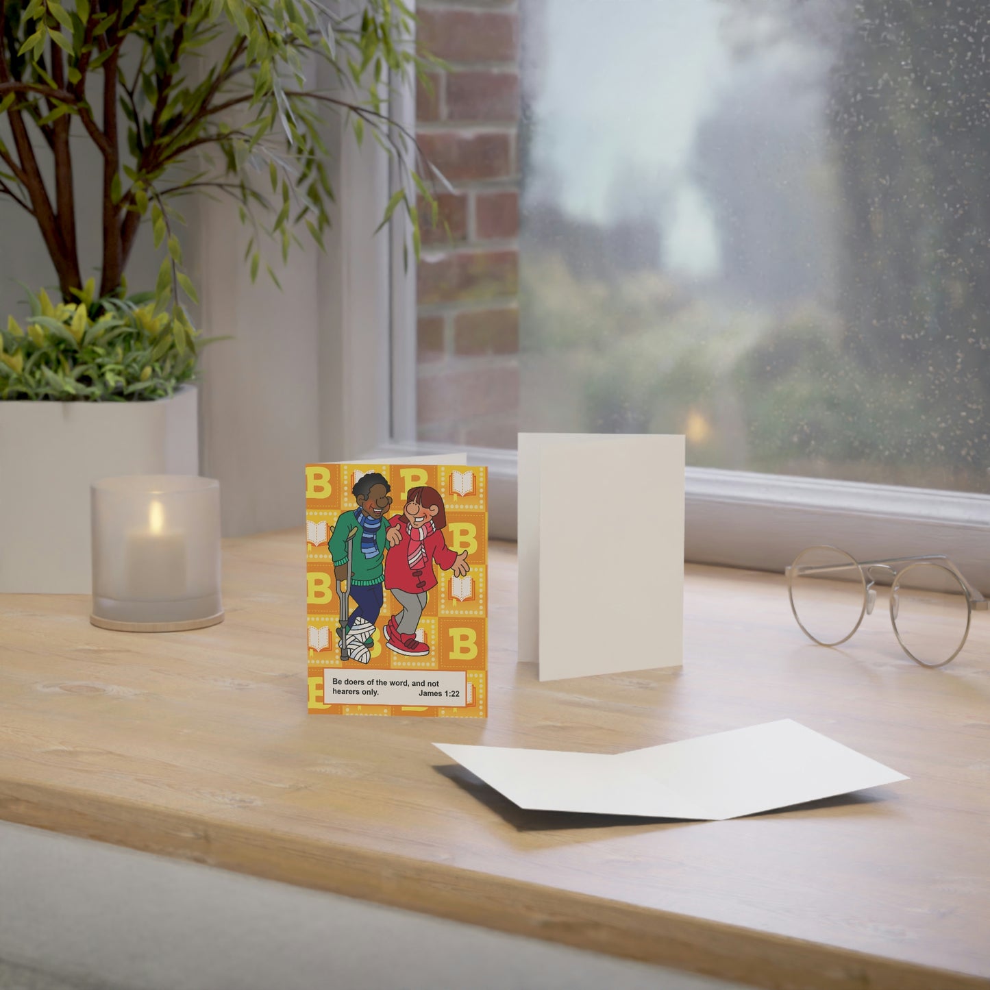 The Bible as Simple as ABC B Greeting Cards (1, 10, 30, and 50pcs)