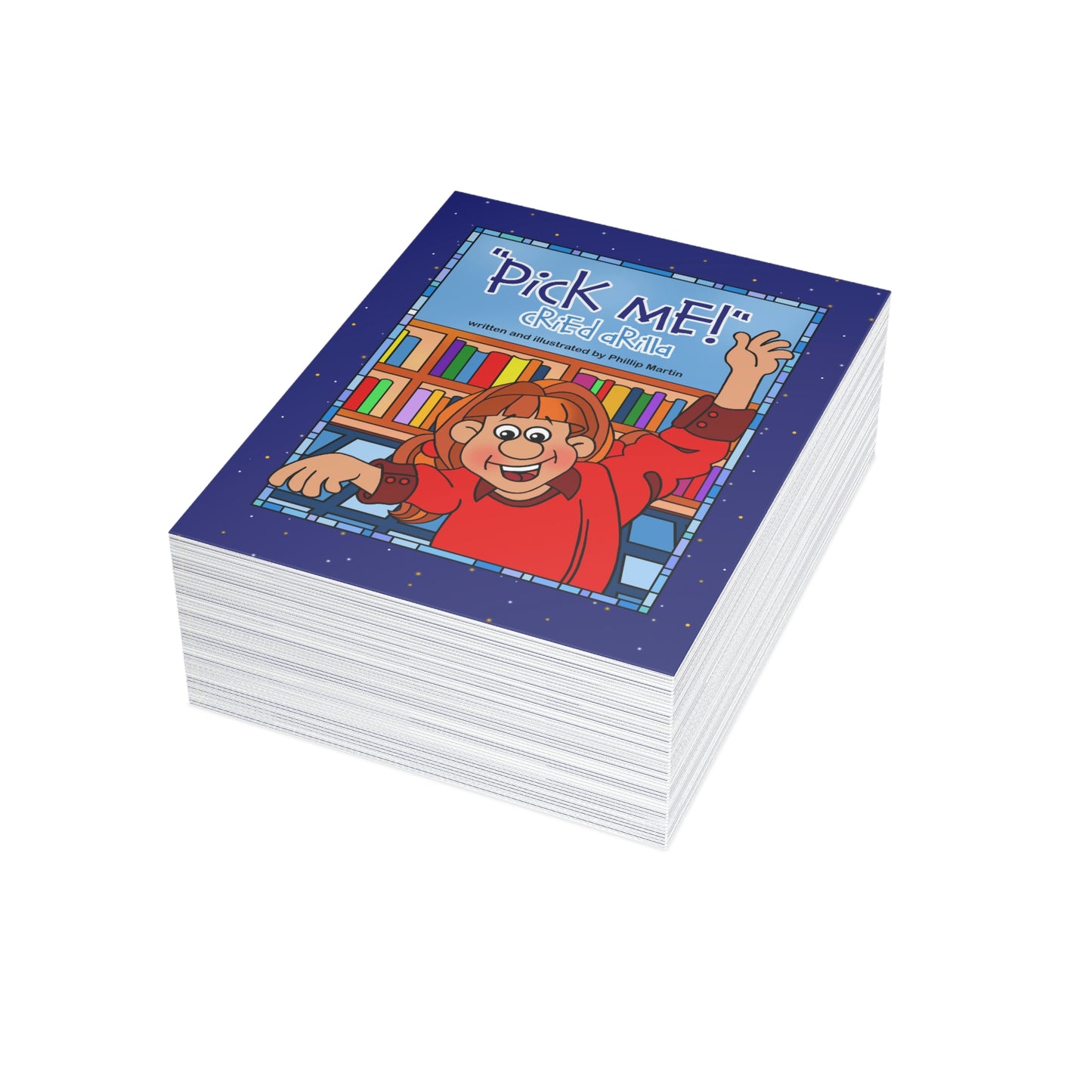 Pick Me Cried Arilla Greeting Cards (1, 10, 30, and 50pcs)