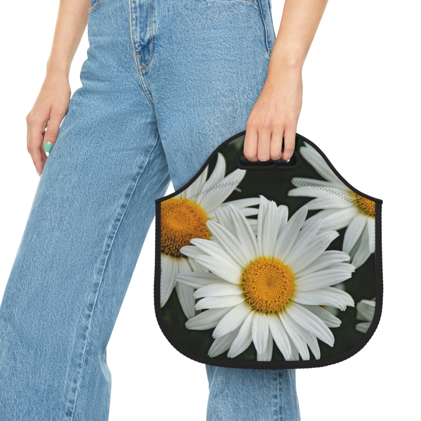 Flowers 01 Neoprene Lunch Bag