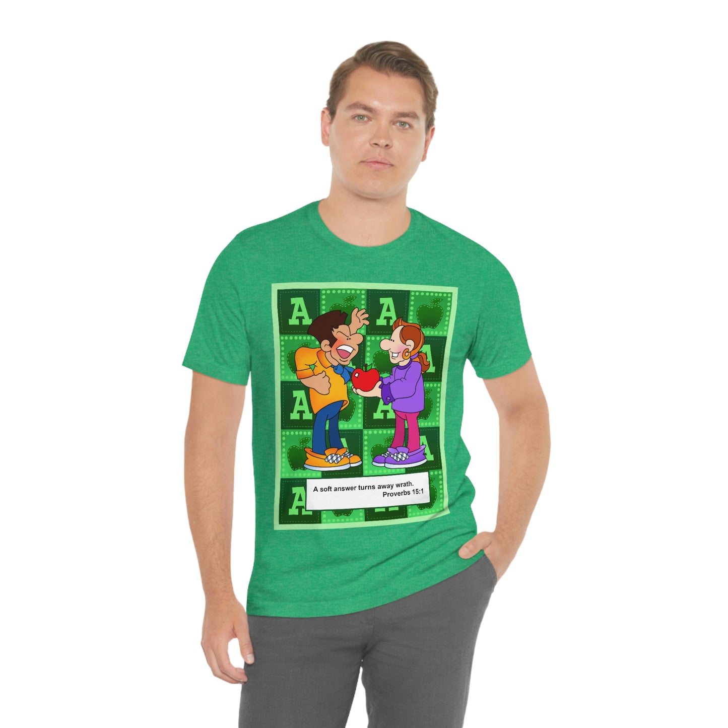 The Bible as Simple as ABC A Unisex Jersey Short Sleeve Tee