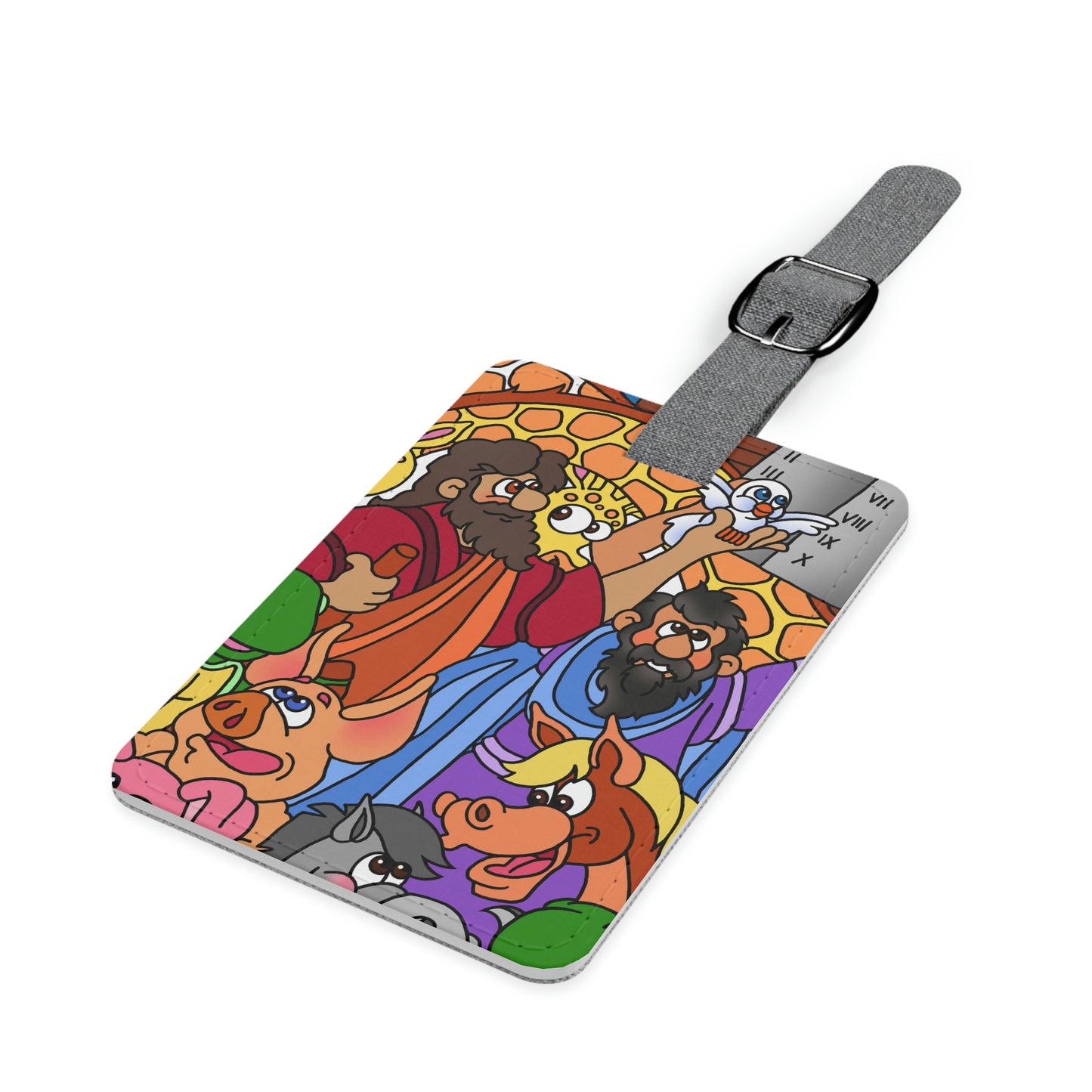 Hark and Harold Angel Sing! Saffiano Polyester Luggage Tag, Rectangle