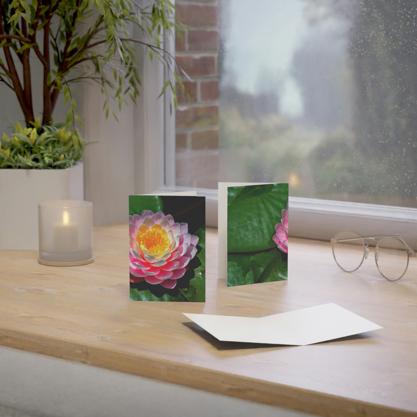 Flowers 25 Greeting Cards (1, 10, 30, and 50pcs)