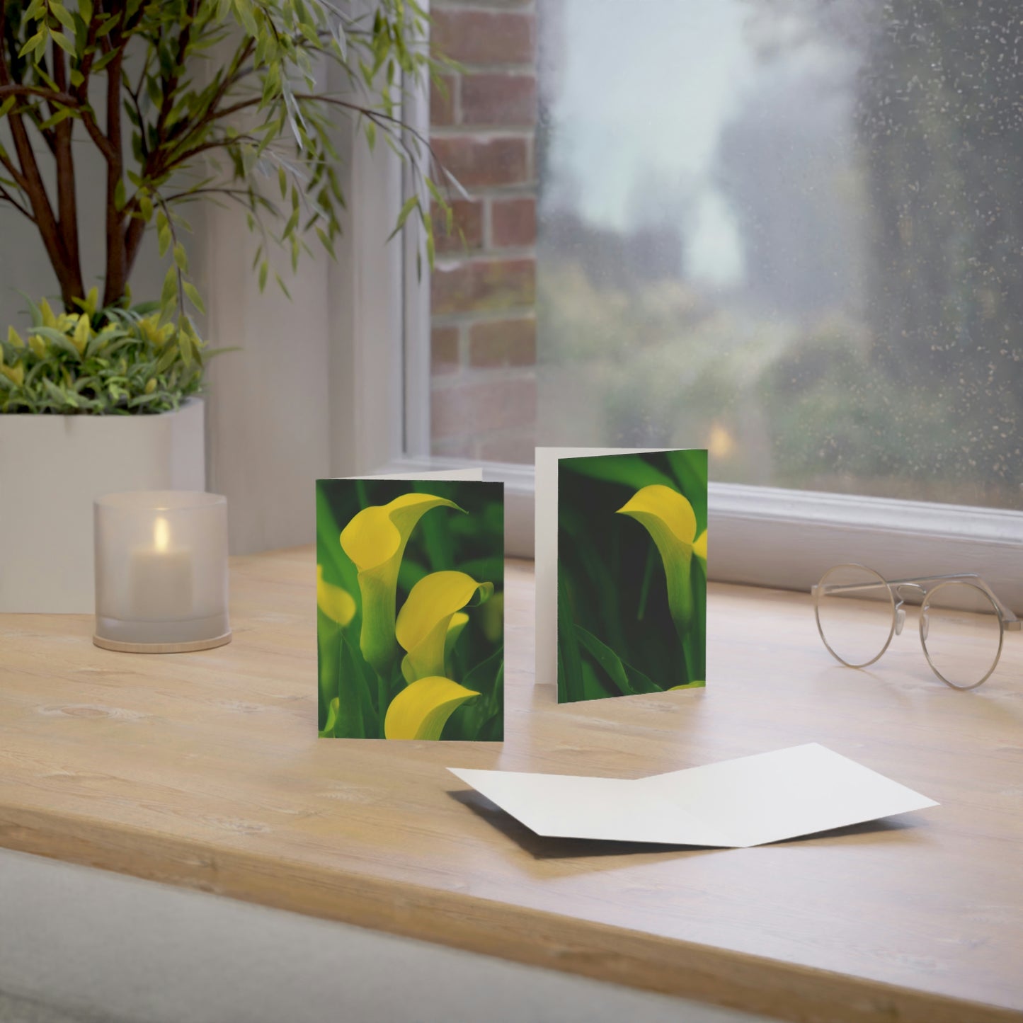 Flowers 33 Greeting Cards (1, 10, 30, and 50pcs)