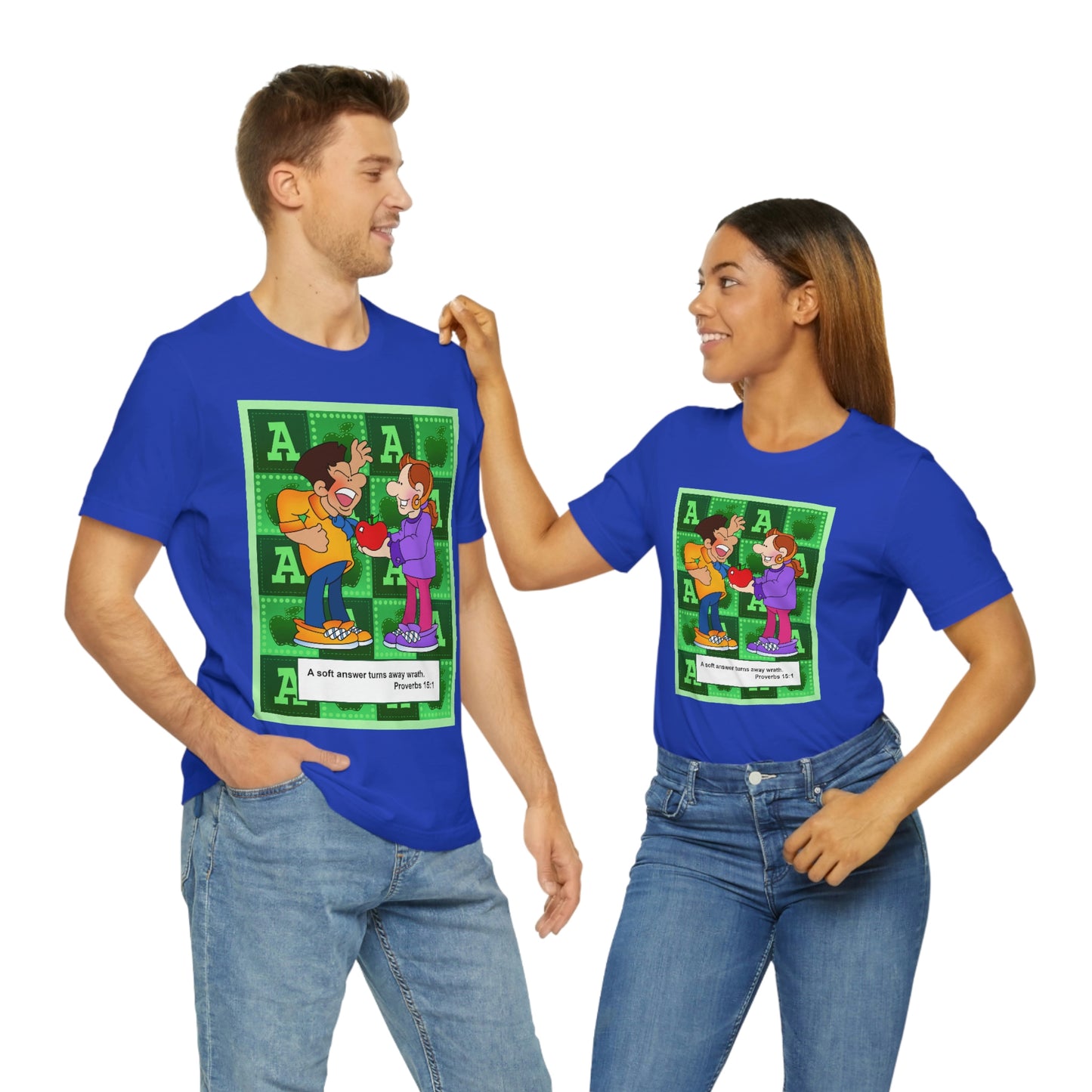 The Bible as Simple as ABC A Unisex Jersey Short Sleeve Tee