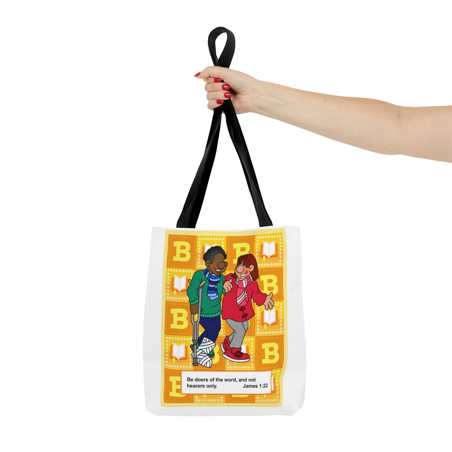 The Bible as Simple as ABC B AOP Tote Bag