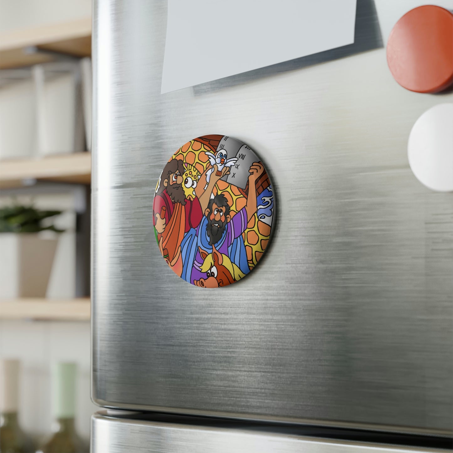 Hark and Harold Angel Sing! Button Magnet, Round (1 & 10 pcs)