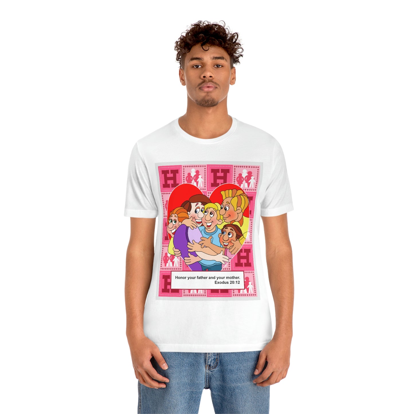 The Bible as Simple as ABC H Unisex Jersey Short Sleeve Tee
