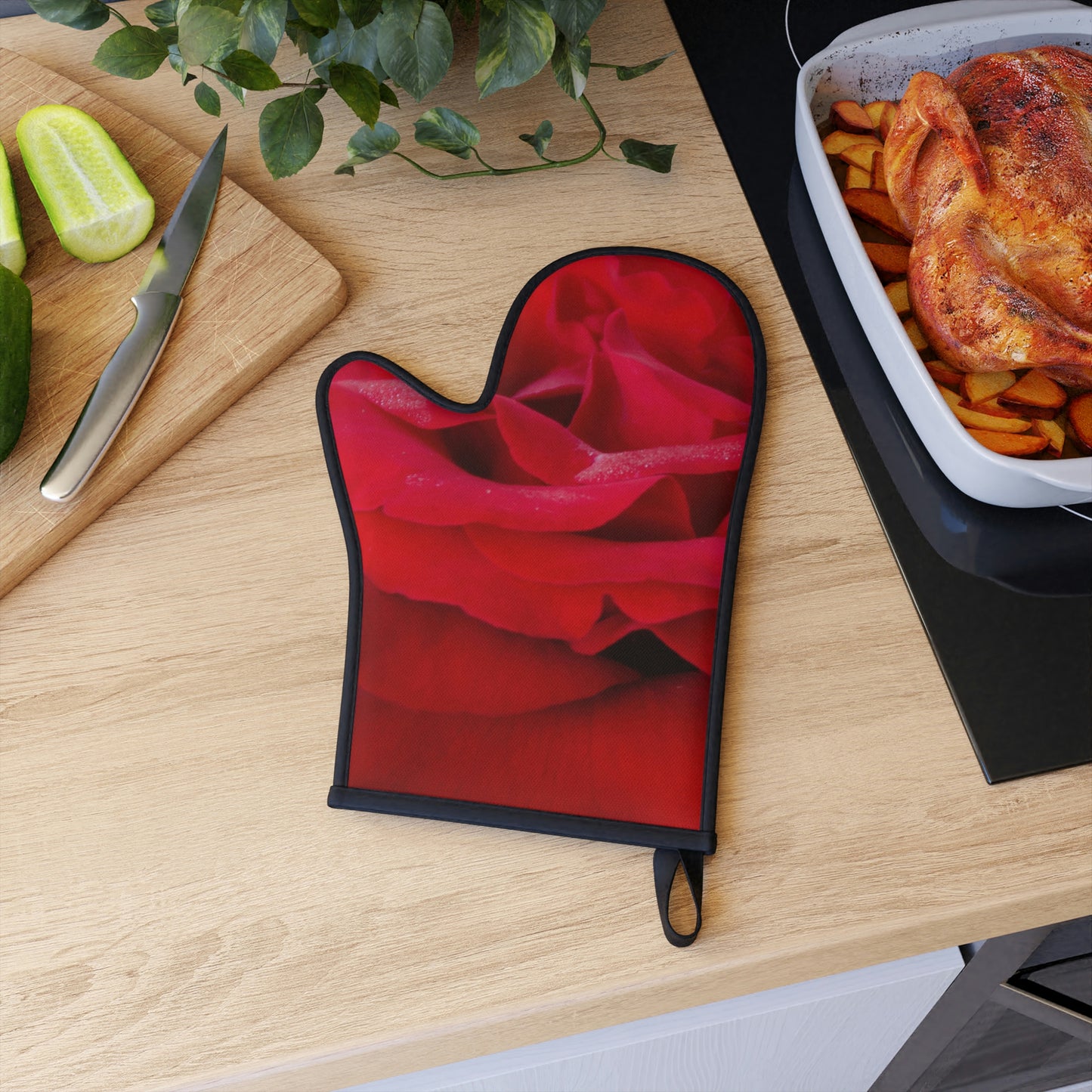 Flowers 14 Oven Glove