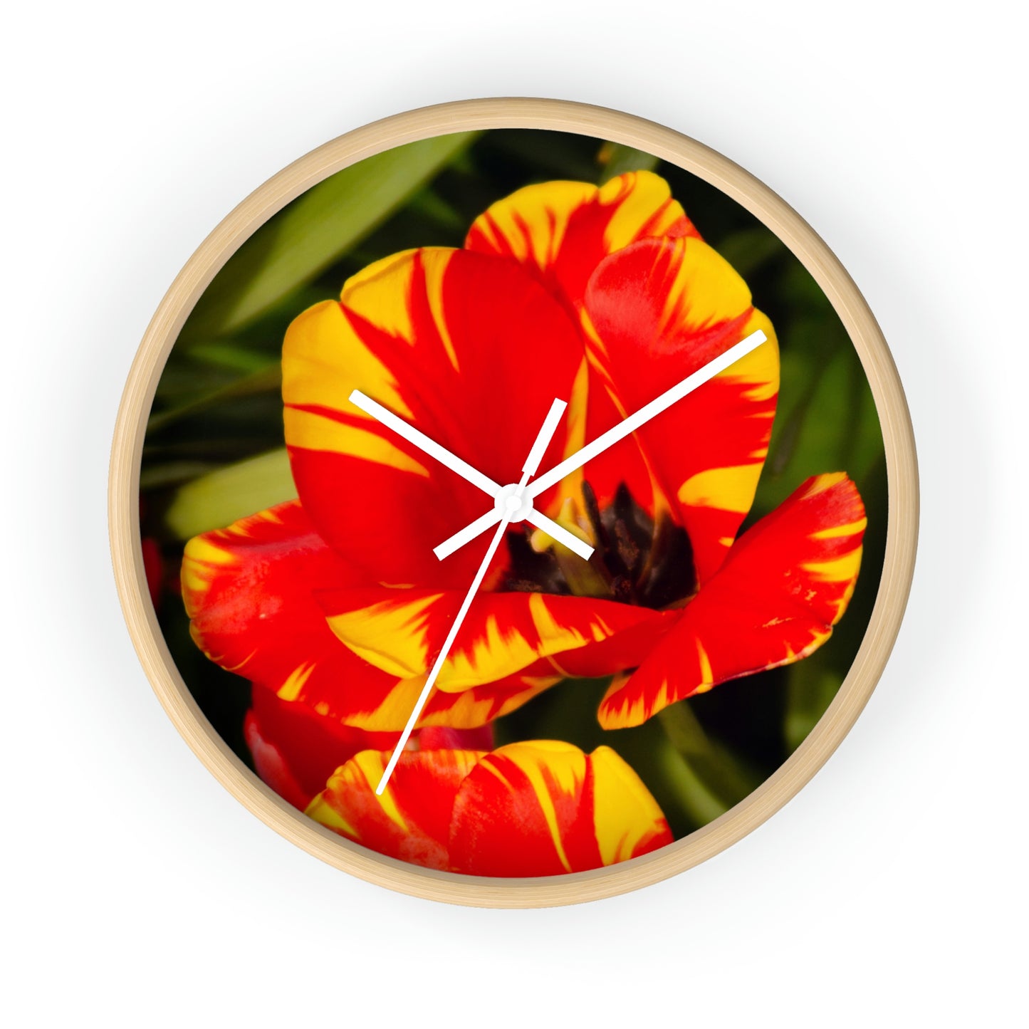Flowers 12 Wall Clock