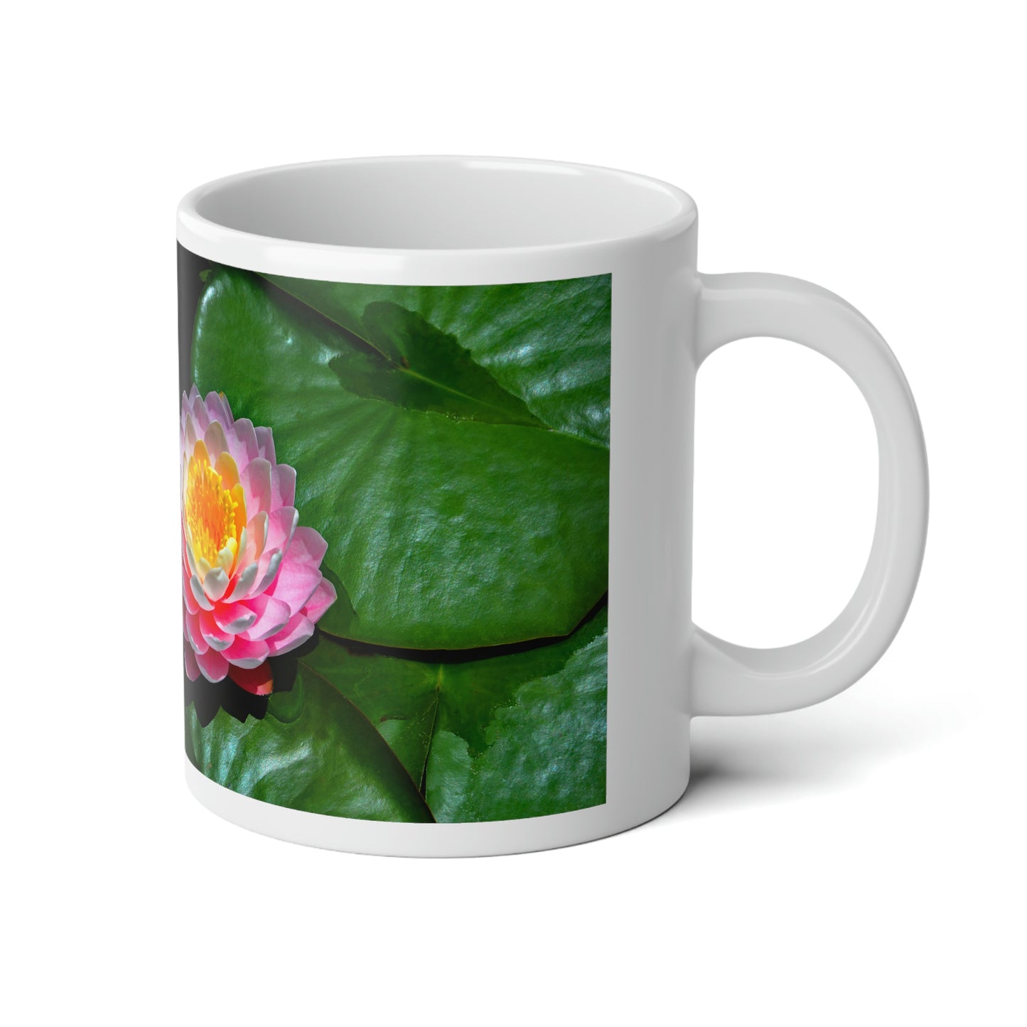 Flowers 25 Jumbo Mug, 20oz
