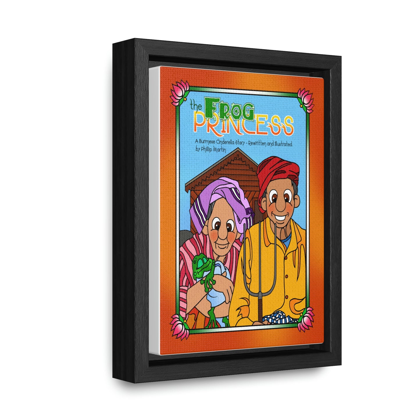 The Frog Princess Gallery Canvas Wraps, Vertical Frame