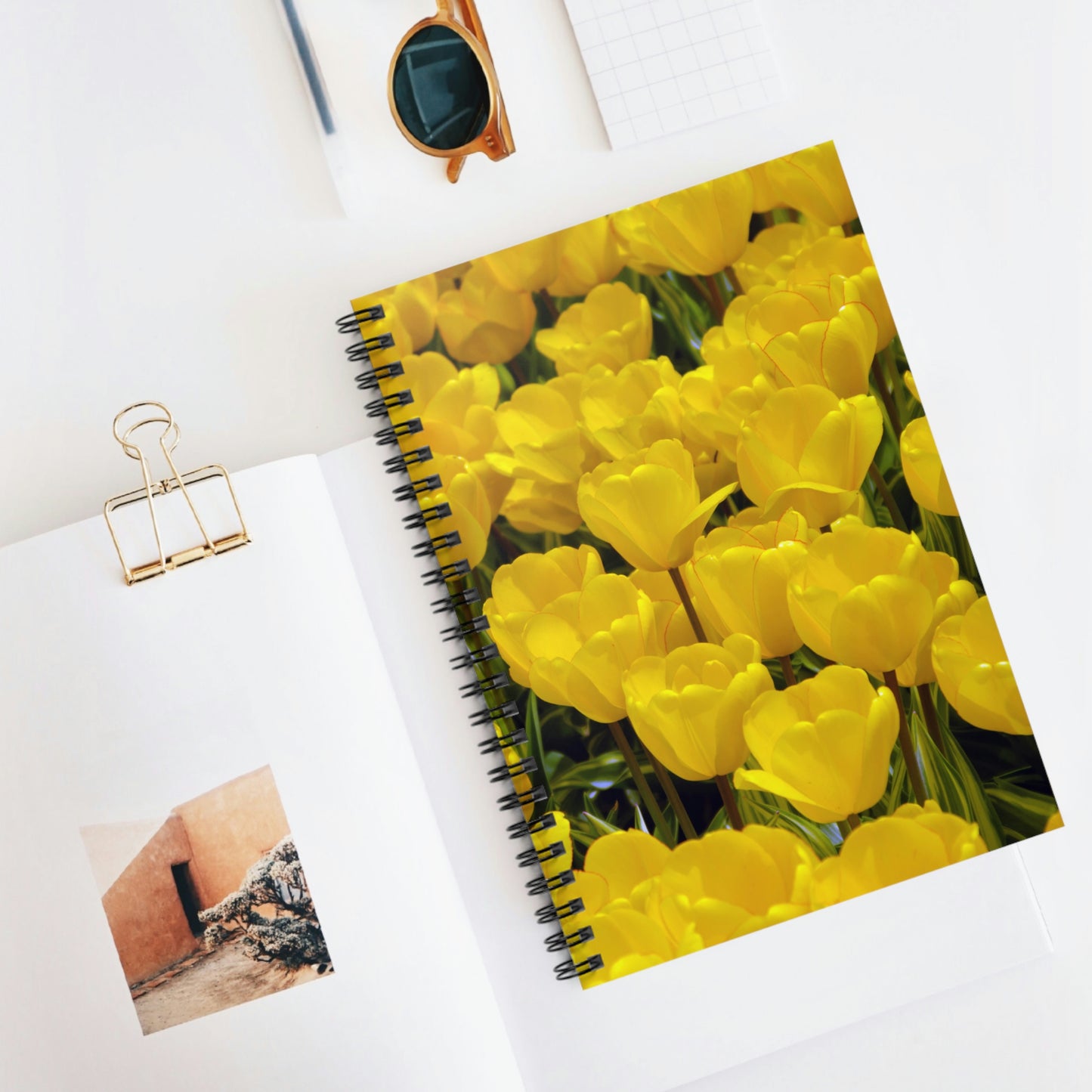 Flowers 23 Spiral Notebook - Ruled Line
