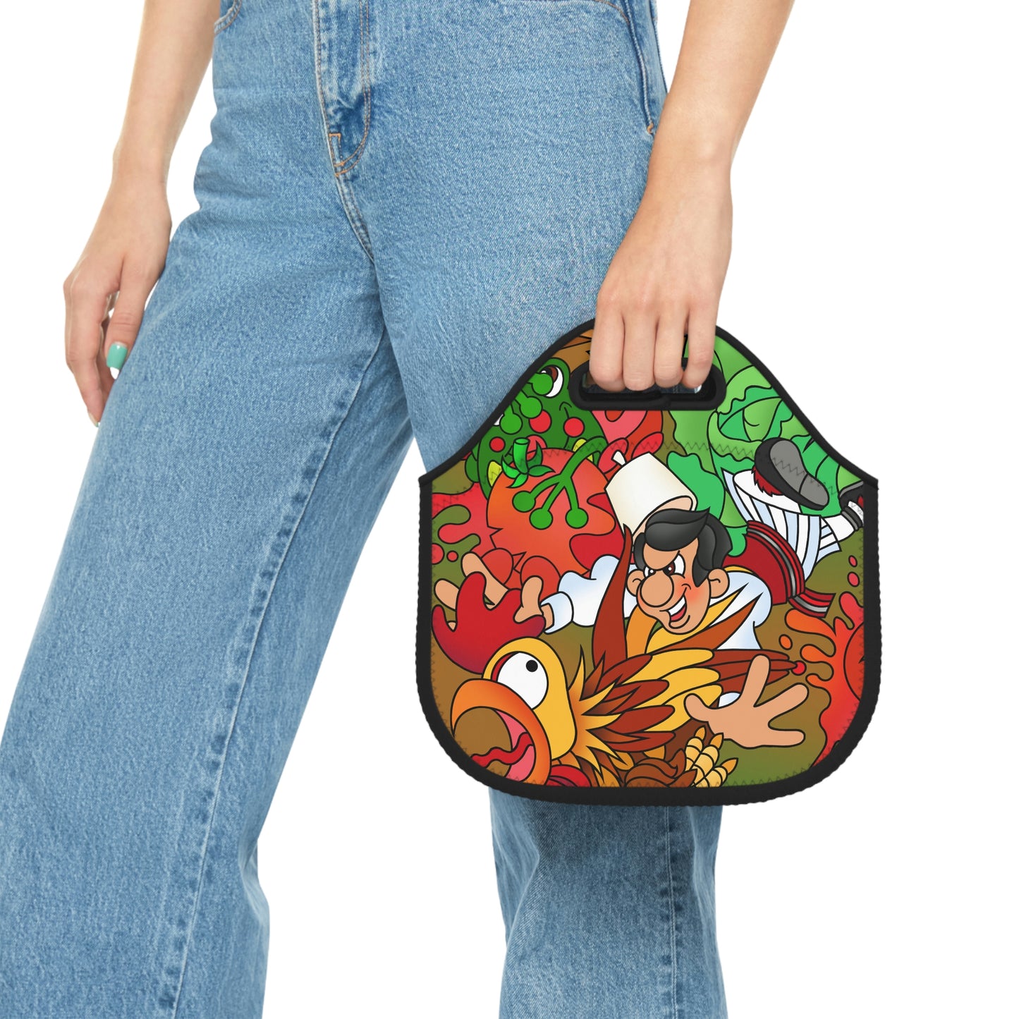 The Half Rooster! Neoprene Lunch Bag