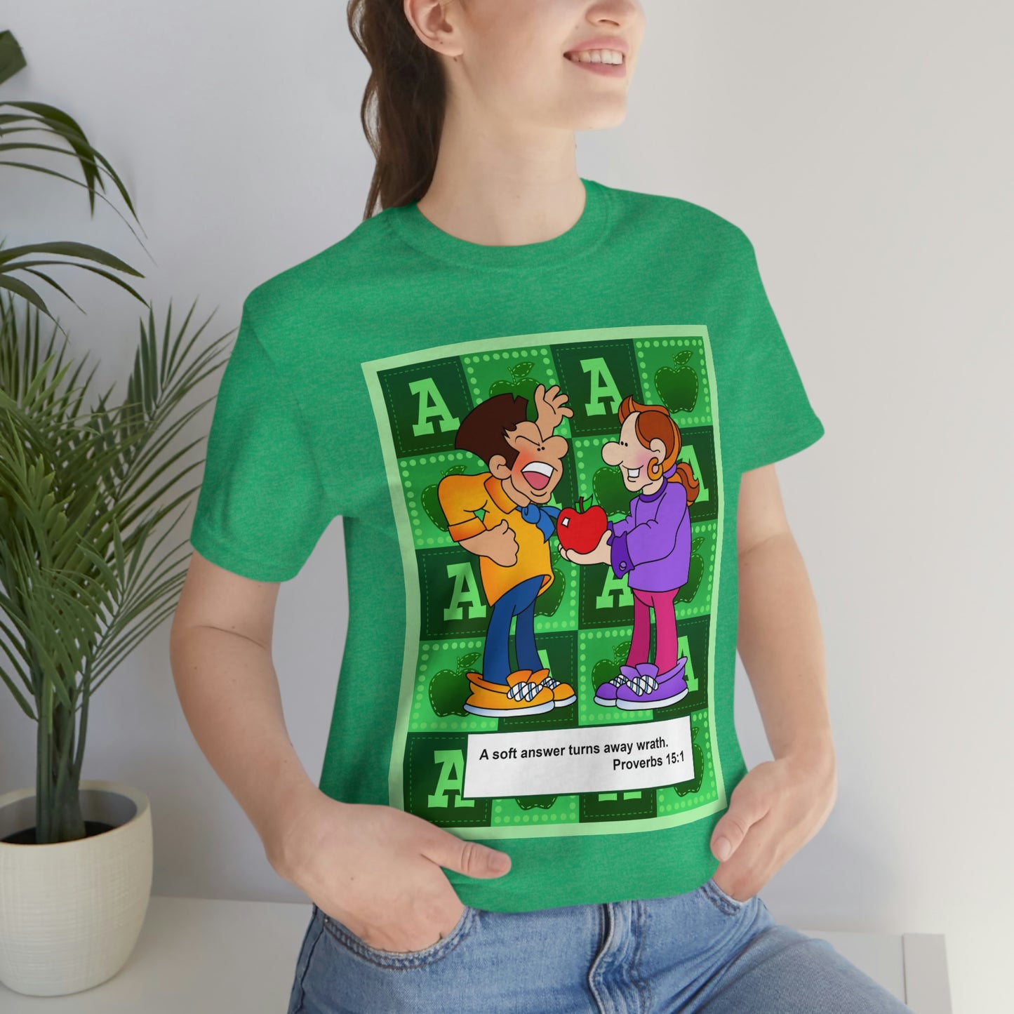 The Bible as Simple as ABC A Unisex Jersey Short Sleeve Tee