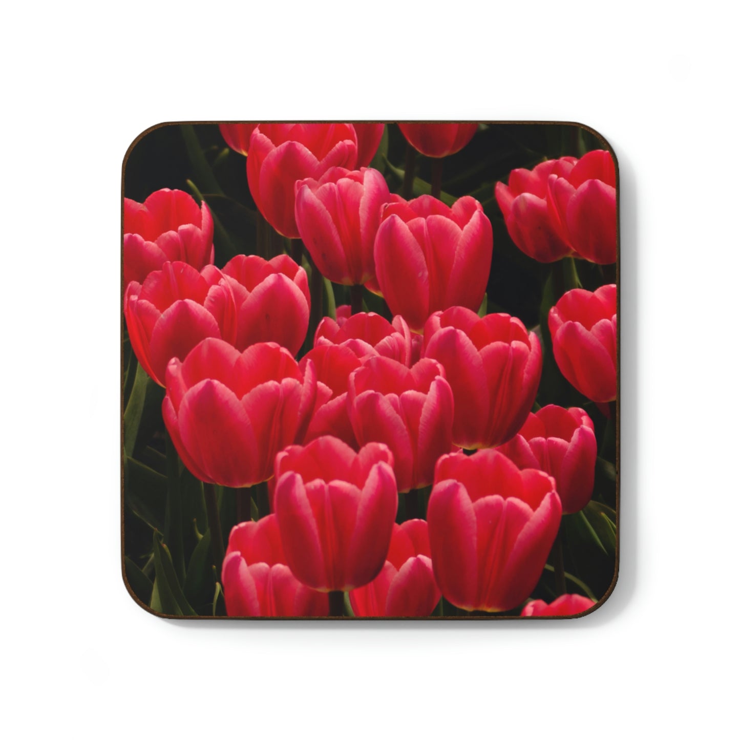 Flowers 24 Hardboard Back Coaster