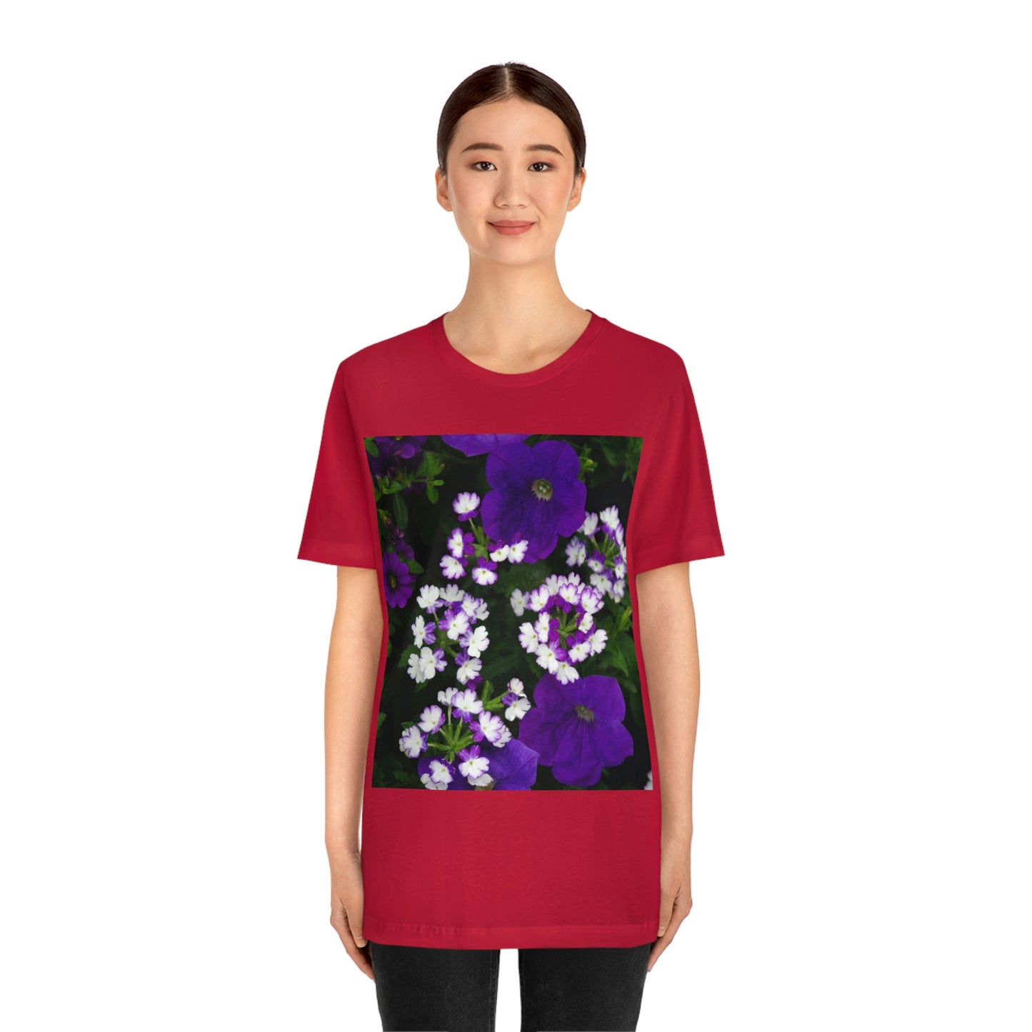 Flowers 04 Unisex Jersey Short Sleeve Tee