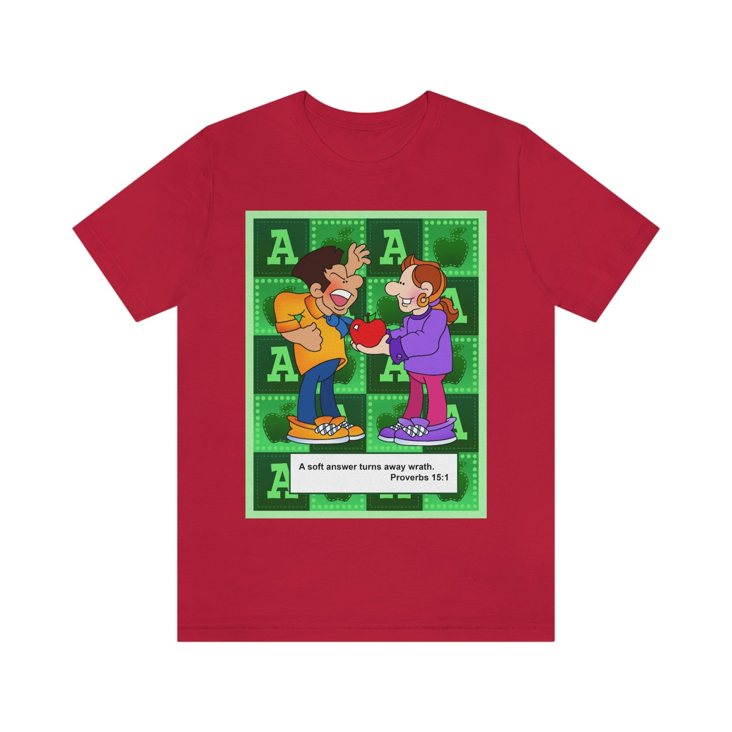 The Bible as Simple as ABC A Unisex Jersey Short Sleeve Tee