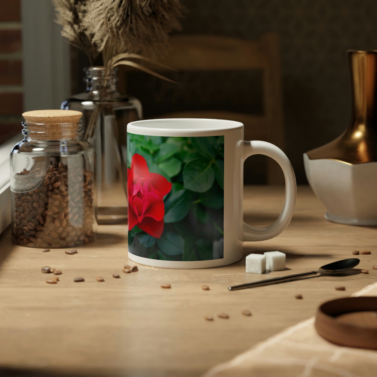 Flowers 07 Jumbo Mug, 20oz