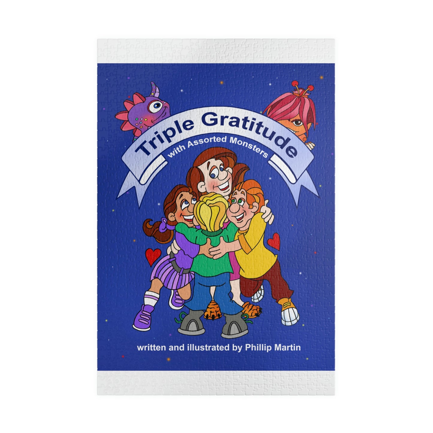 Triple Gratitude with Assorted Monsters Puzzle (110, 252, 500, 1014-piece)