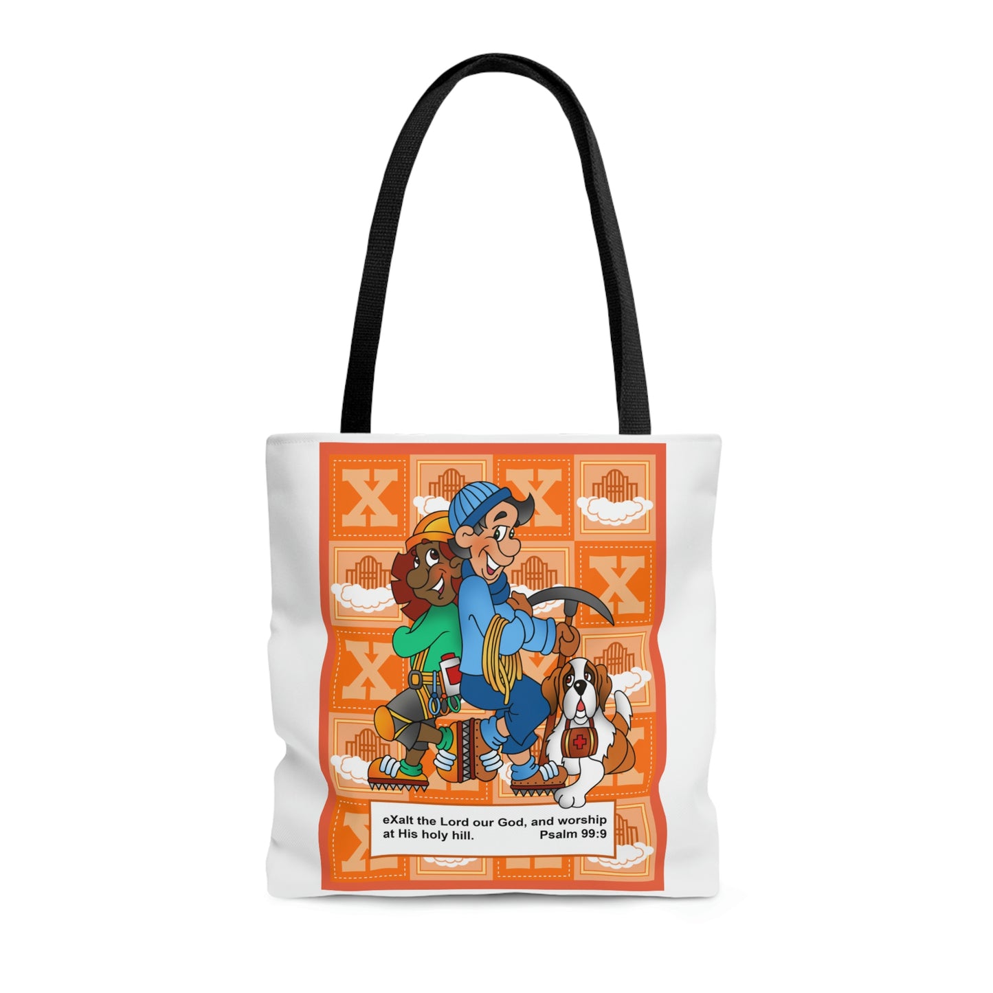 The Bible as Simple as ABC X AOP Tote Bag