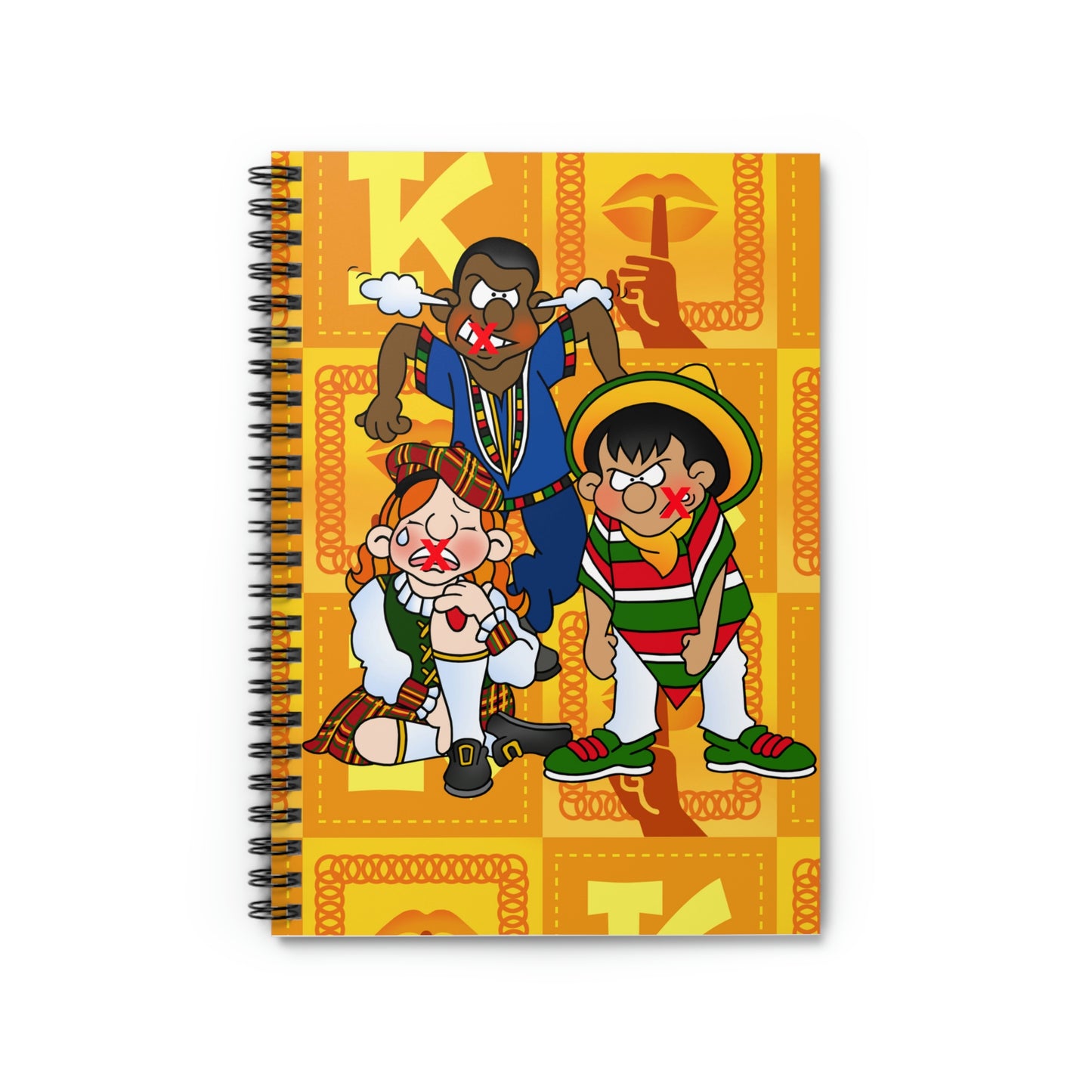 The Bible as Simple as ABC K Spiral Notebook - Ruled Line