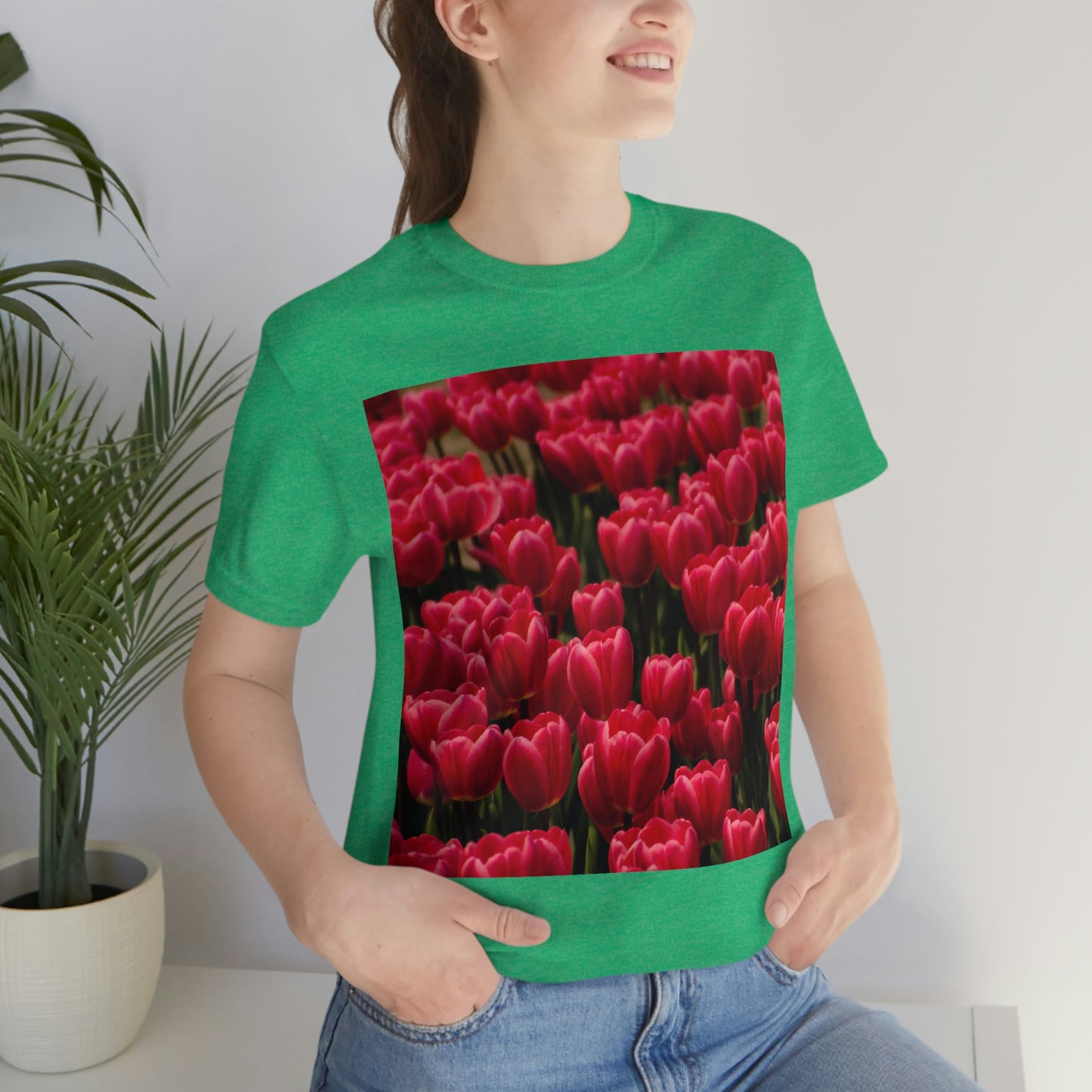 Flowers 15 Unisex Jersey Short Sleeve Tee