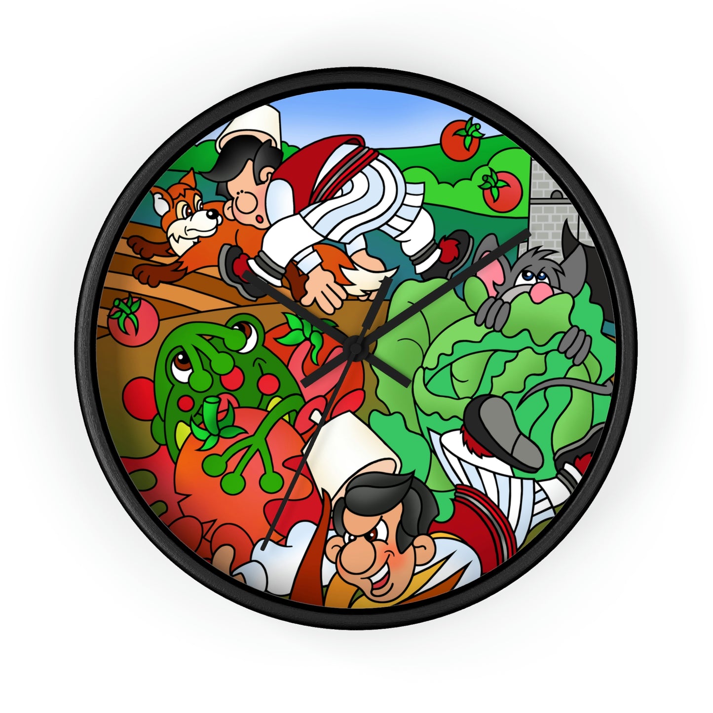 The Half Rooster! Wall clock