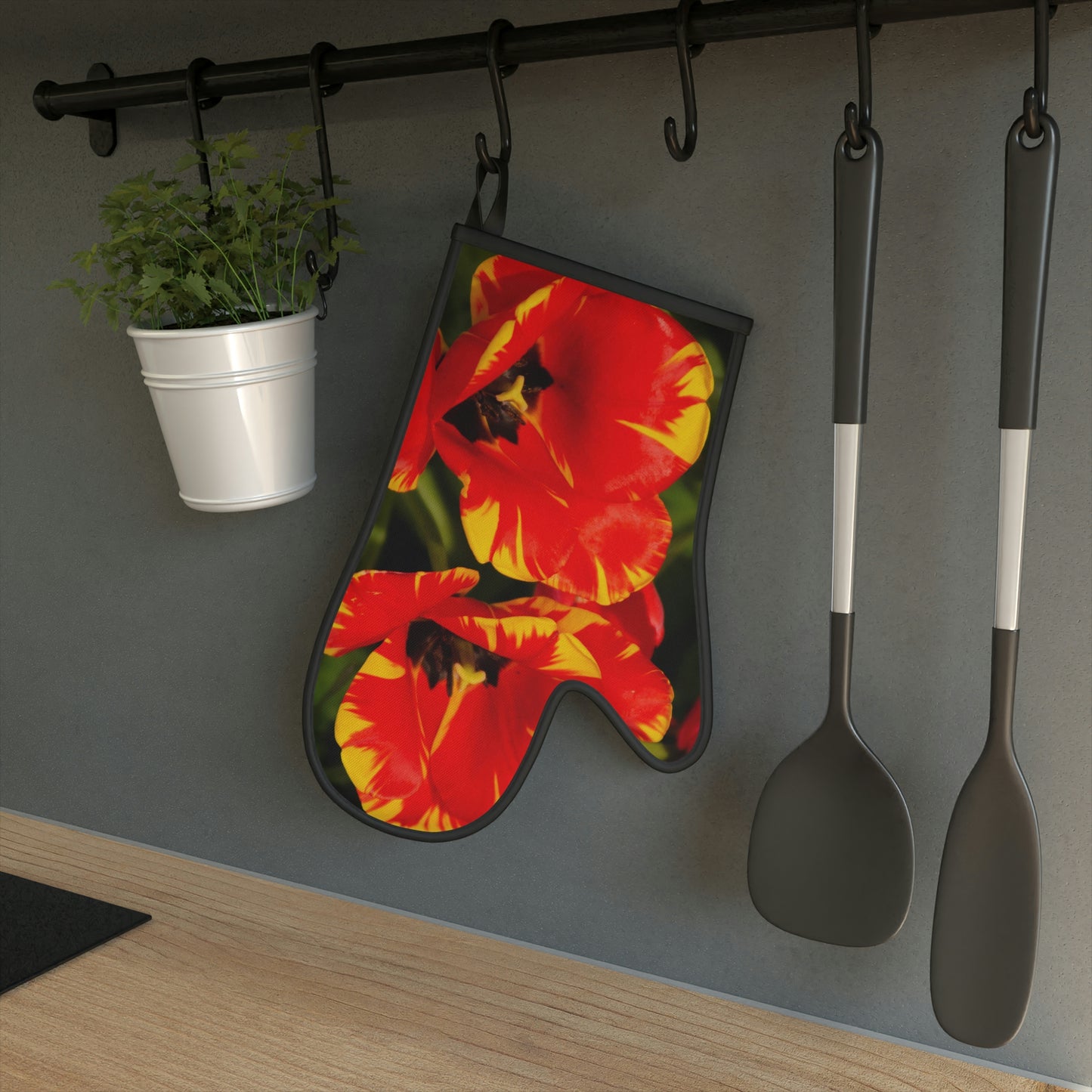 Flowers 11 Oven Glove
