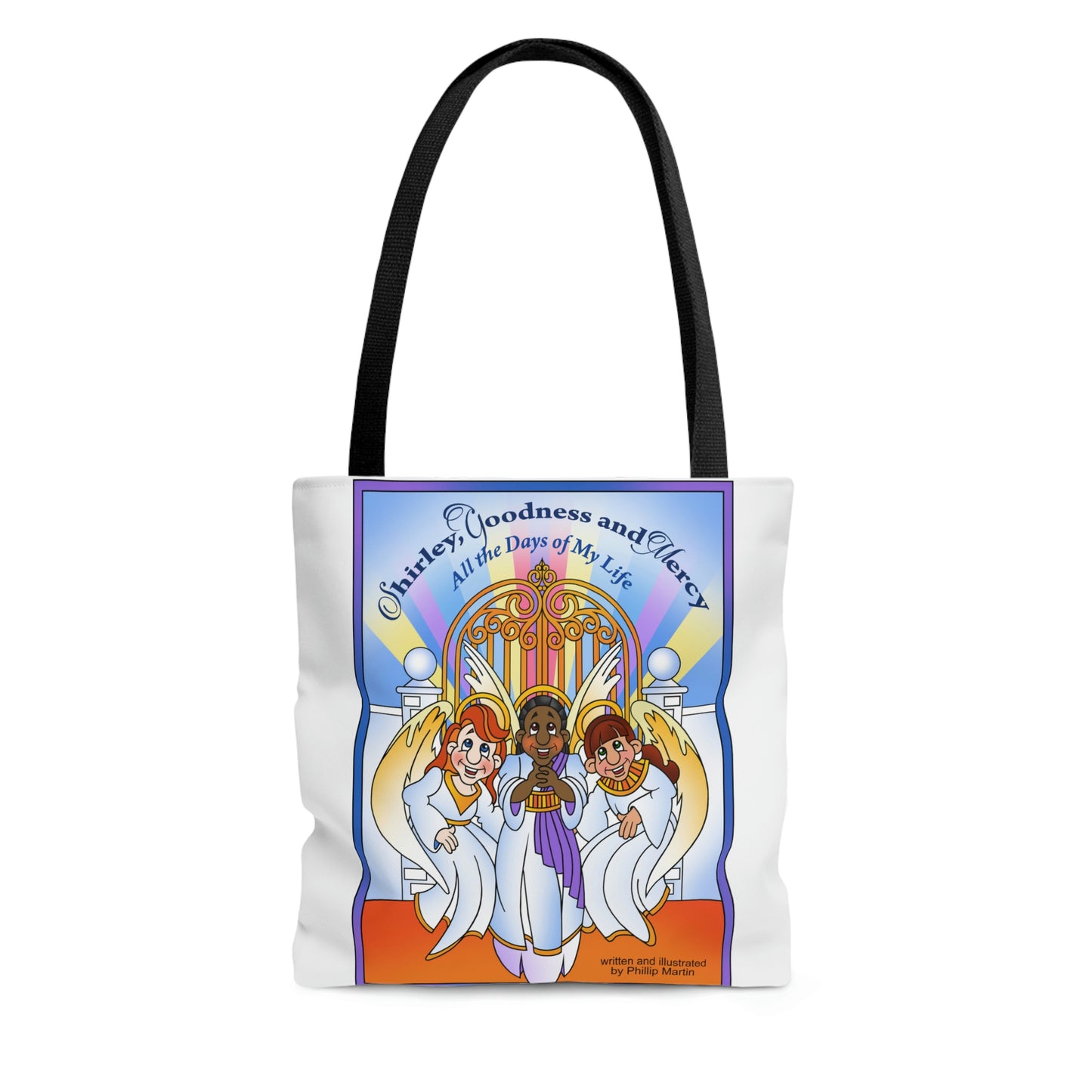Shirley, Goodness, and Mercy AOP Tote Bag