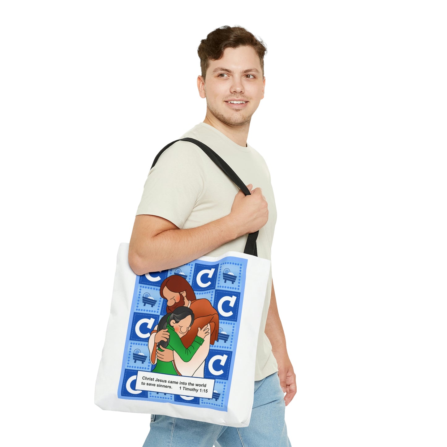 The Bible as Simple as ABC C AOP Tote Bag