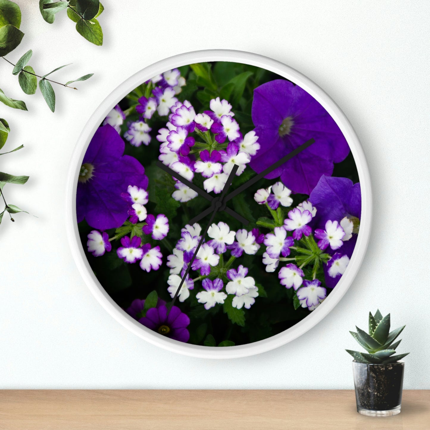 Flowers 04 Wall Clock