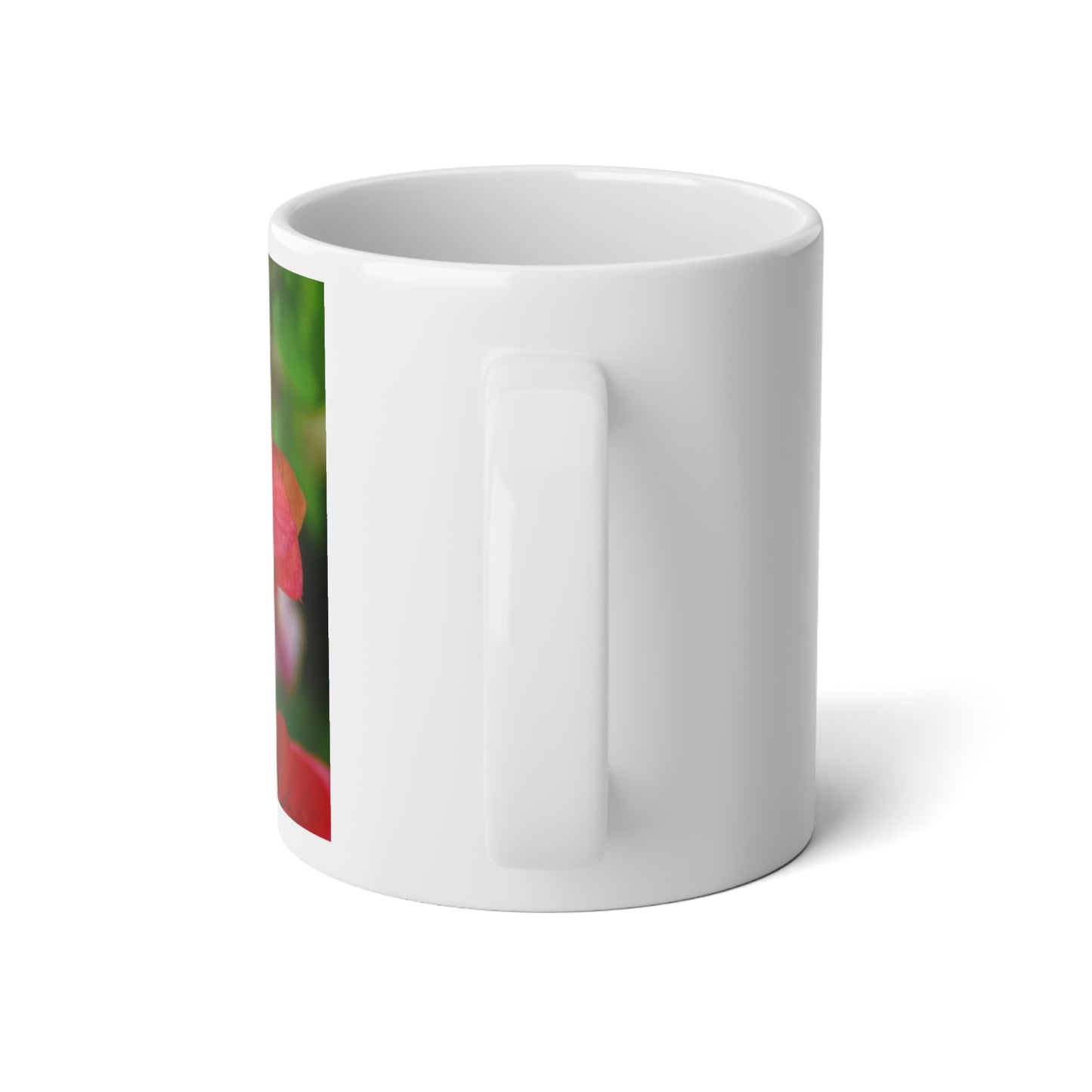 Flowers 28 Jumbo Mug, 20oz