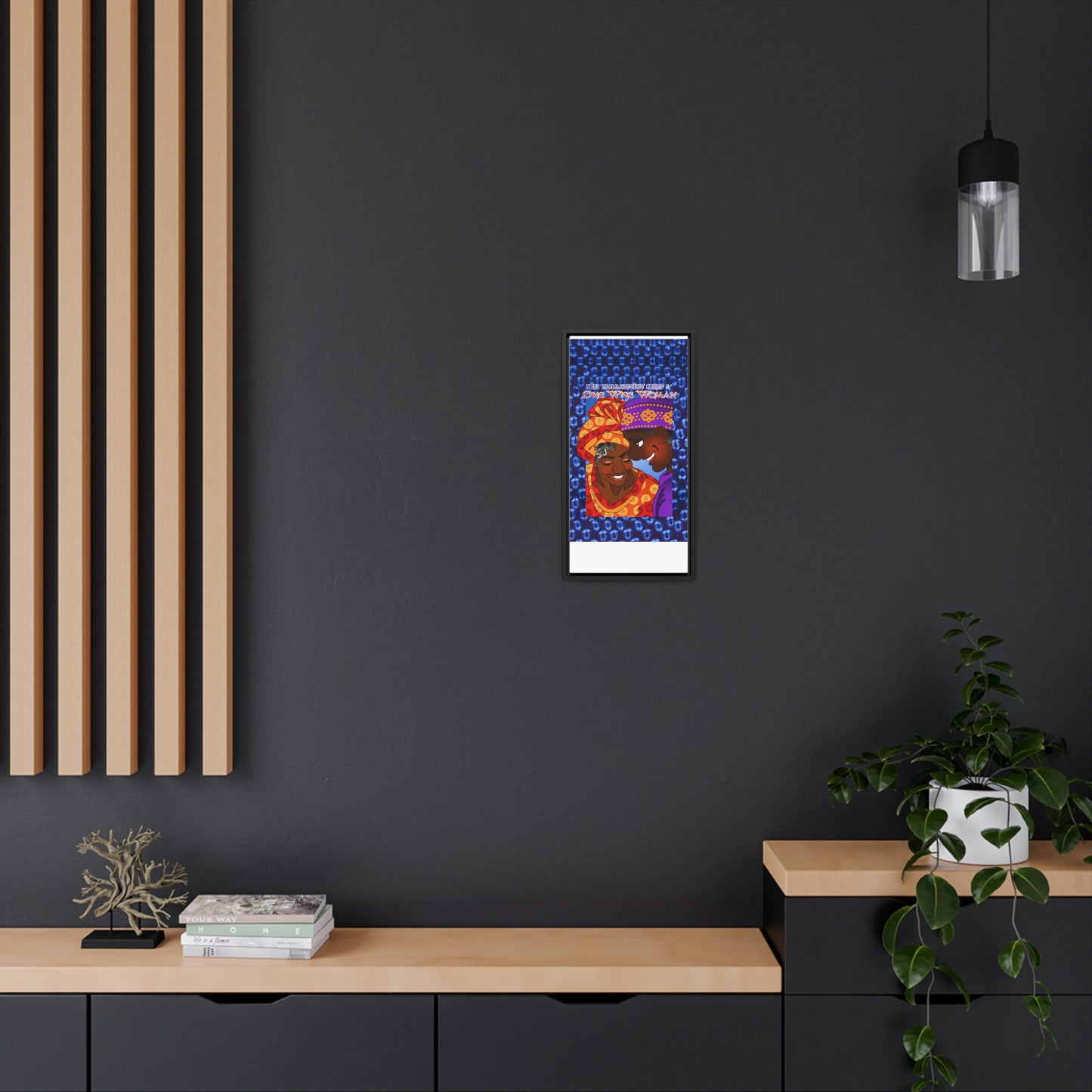 The Paramount Chief and One Wise Woman Gallery Canvas Wraps, Vertical Frame