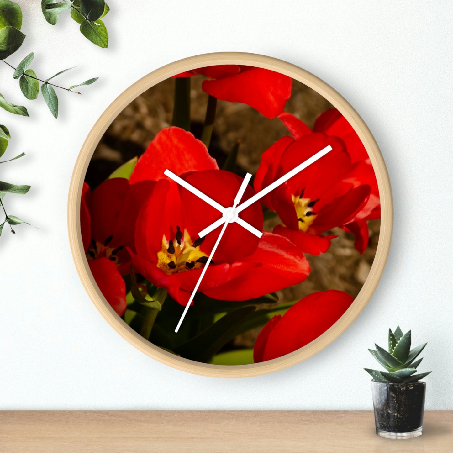 Flowers 05 Wall Clock