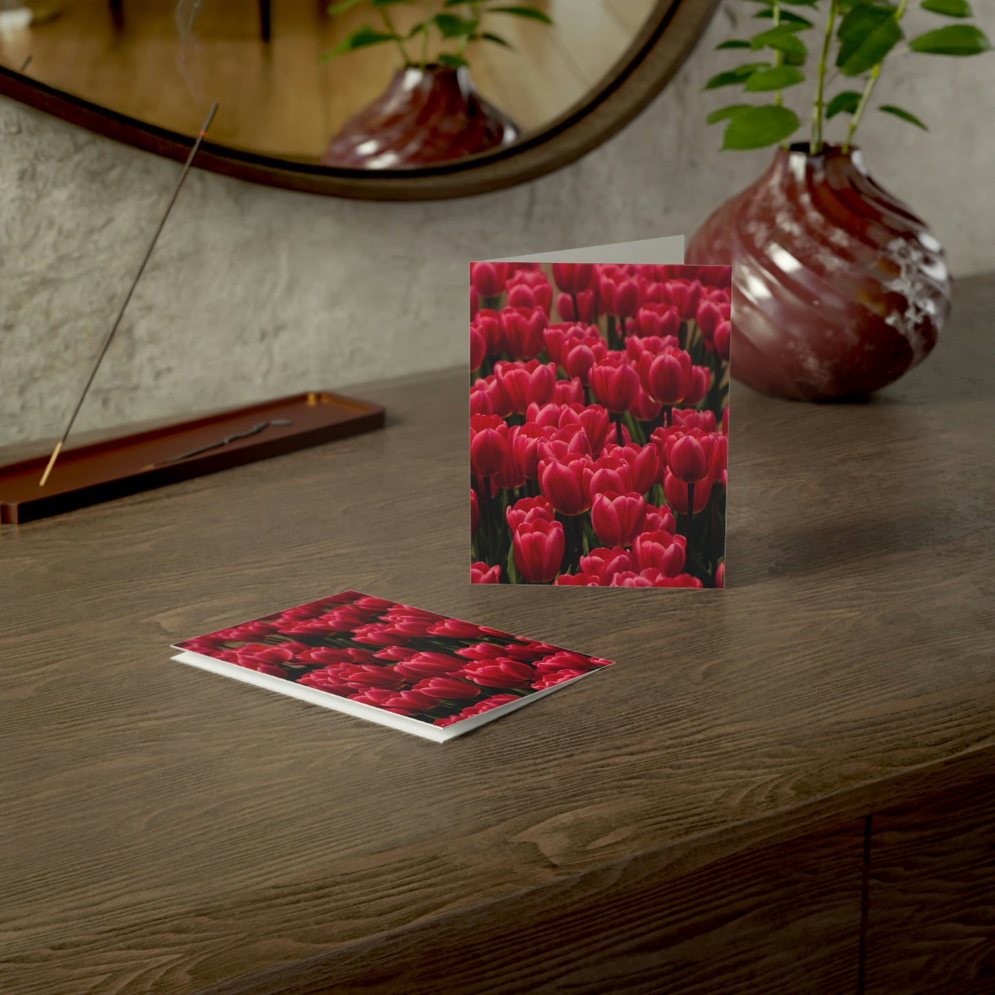 Flowers 16 Greeting Cards (1, 10, 30, and 50pcs)