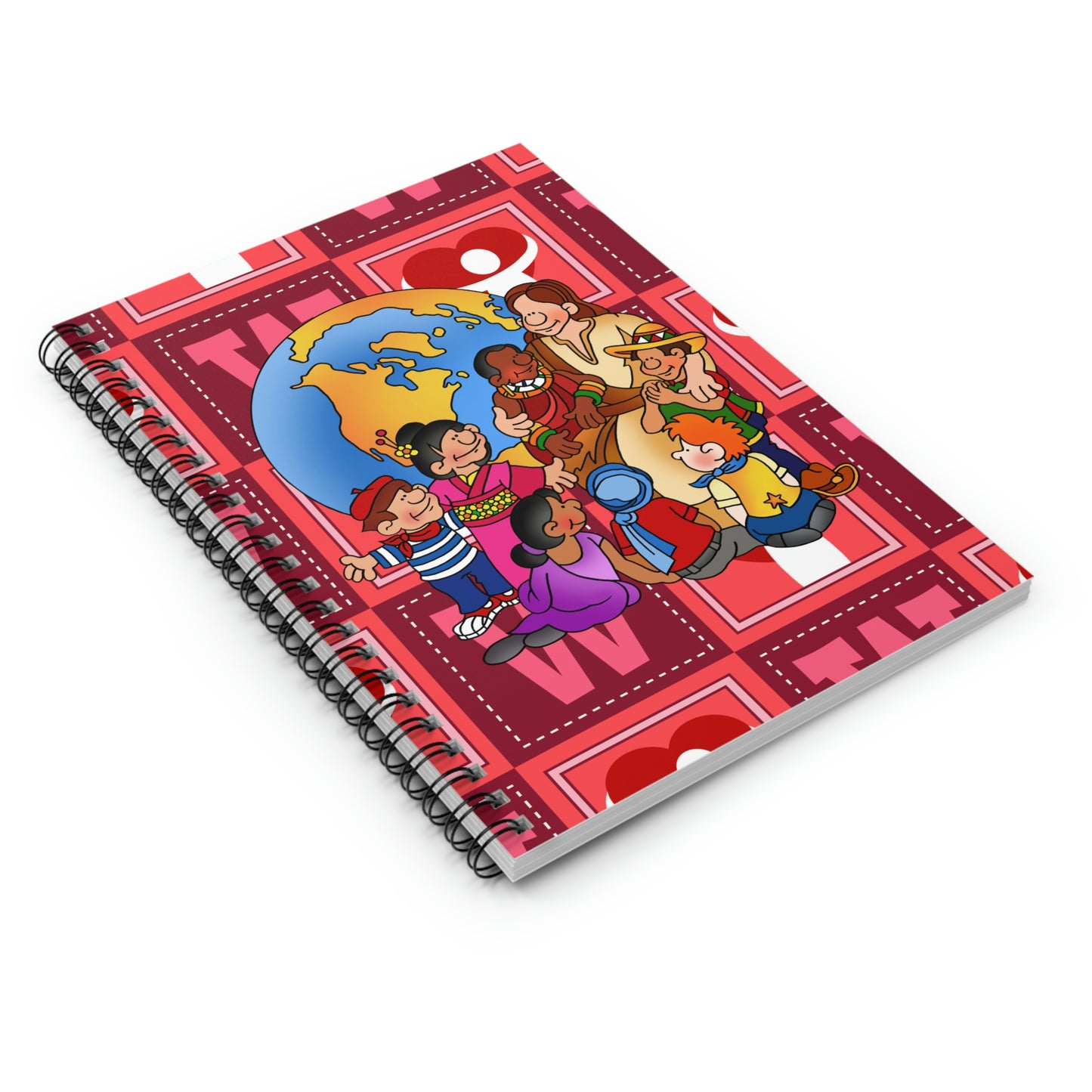 The Bible as Simple as ABC W Spiral Notebook - Ruled Line