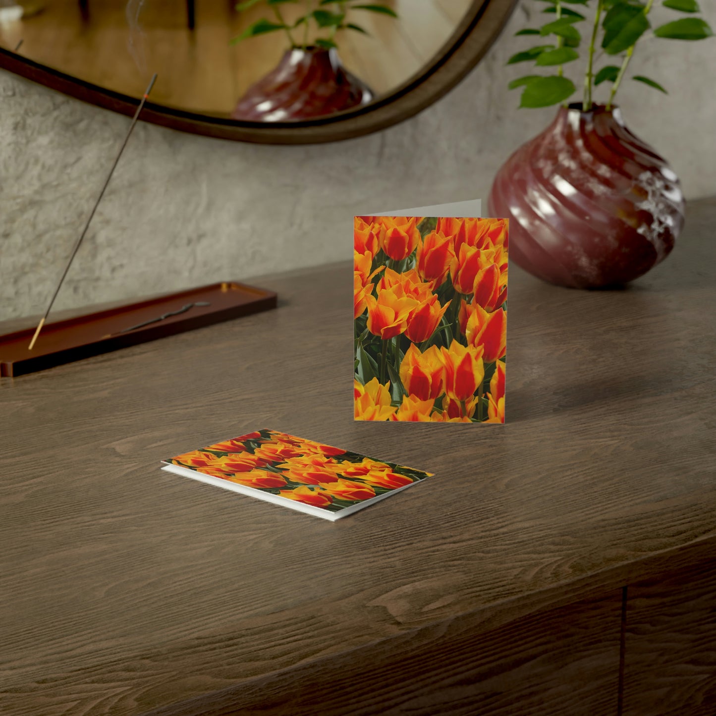 Flowers 18 Greeting Cards (1, 10, 30, and 50pcs)