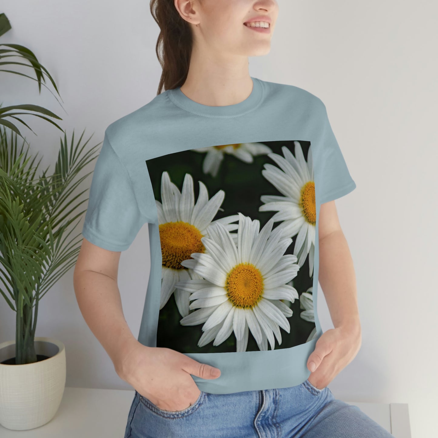 Flowers 01 Unisex Jersey Short Sleeve Tee