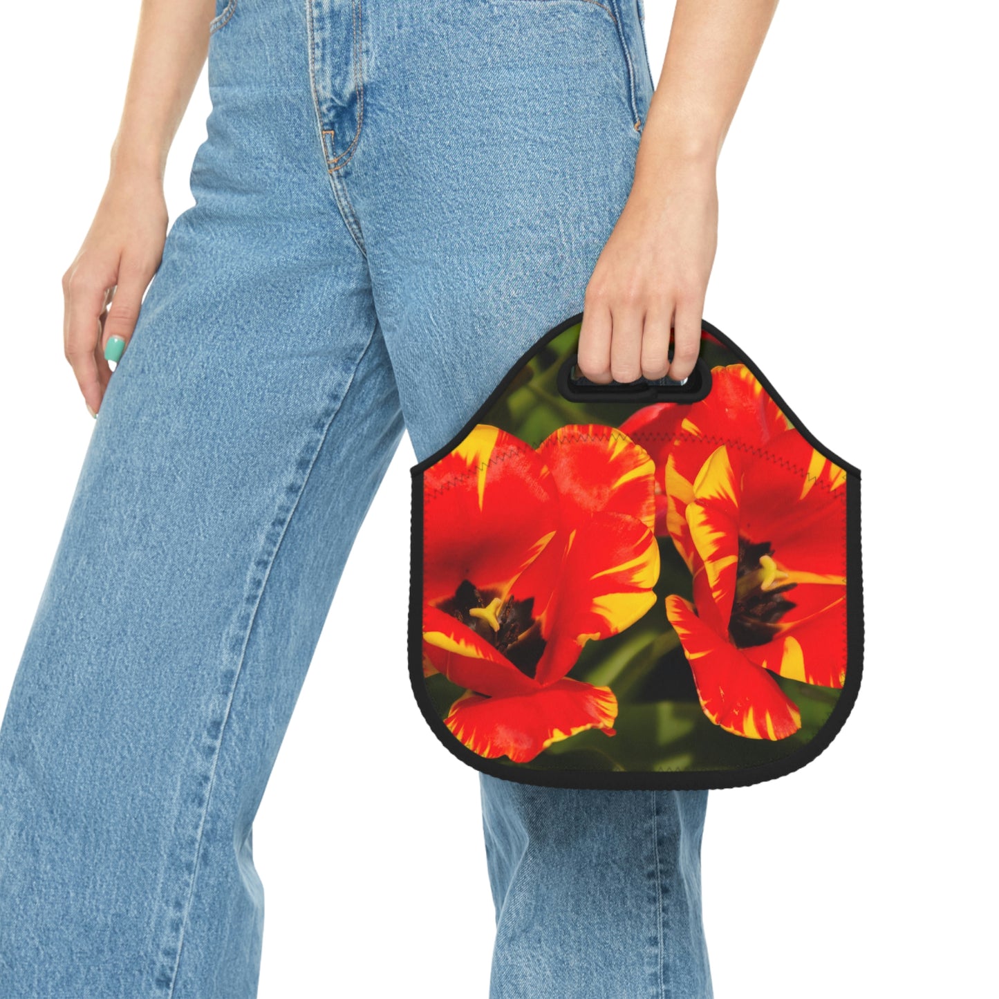 Flowers 13 Neoprene Lunch Bag