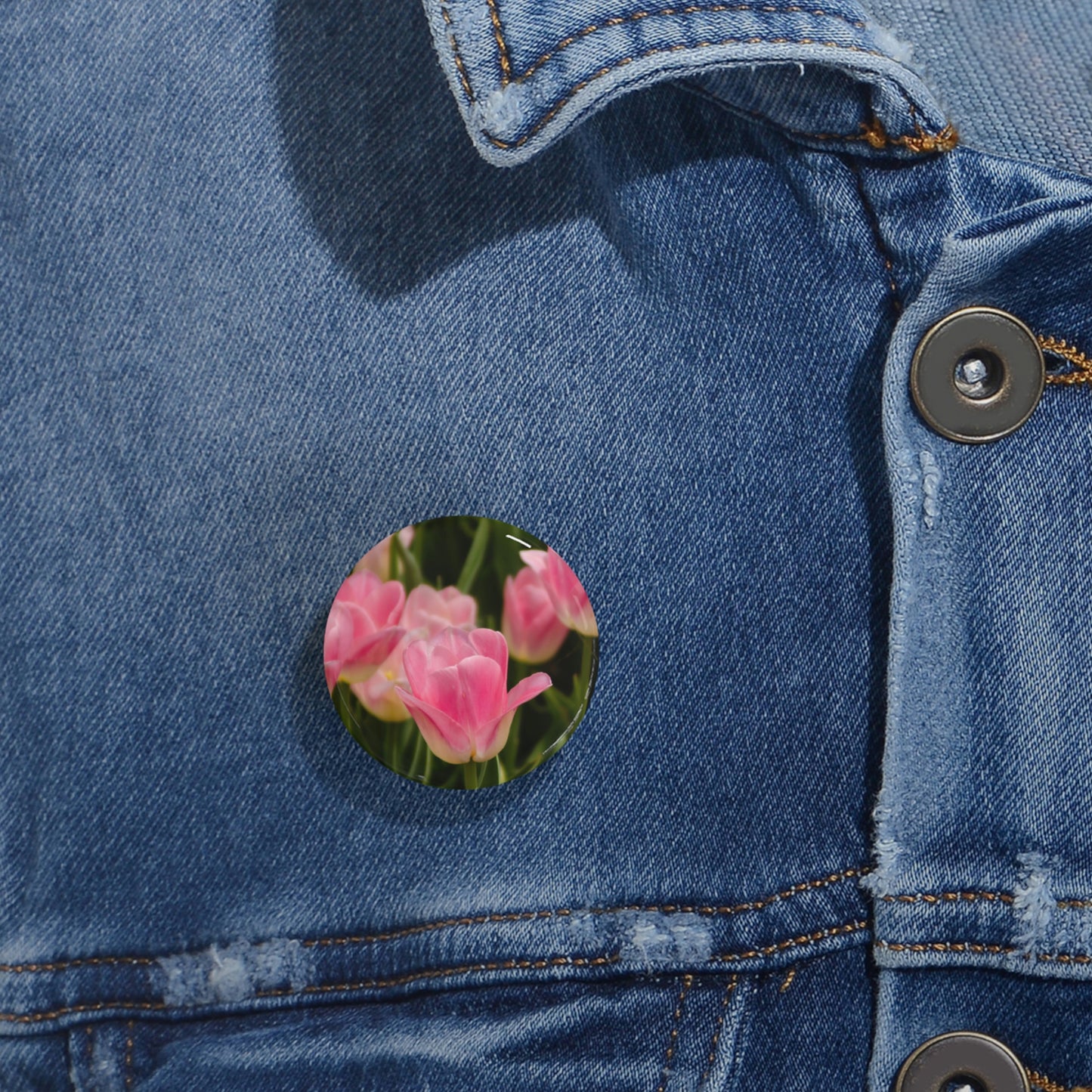 Flowers 17 Round Pins