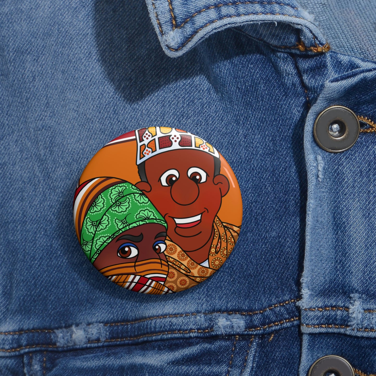The Kitty Cat Cried! Custom Pin Buttons