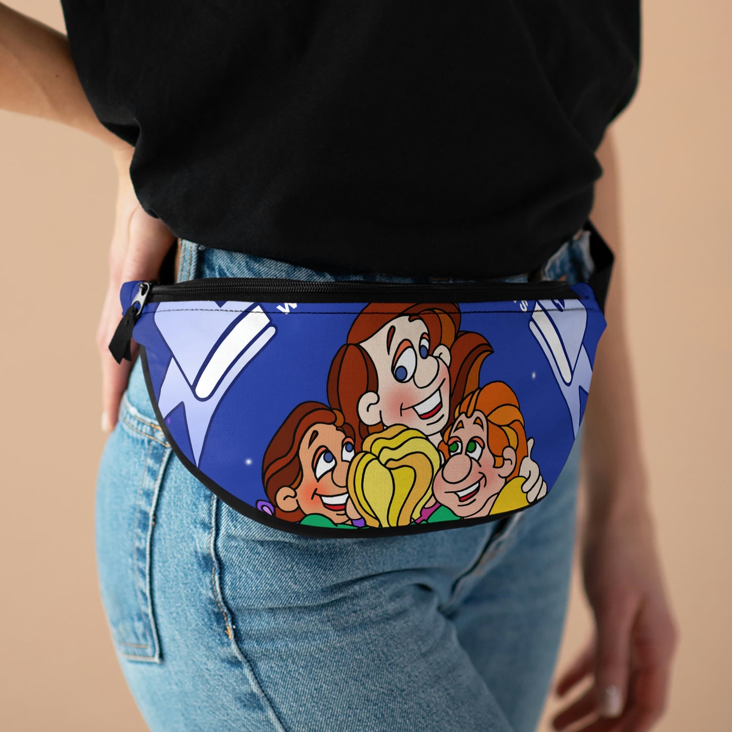 Triple Gratitude with Assorted Monsters Fanny Pack