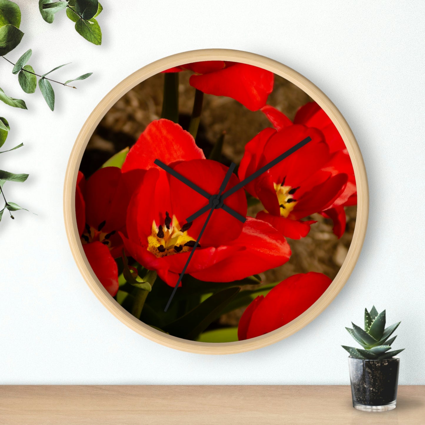 Flowers 05 Wall Clock