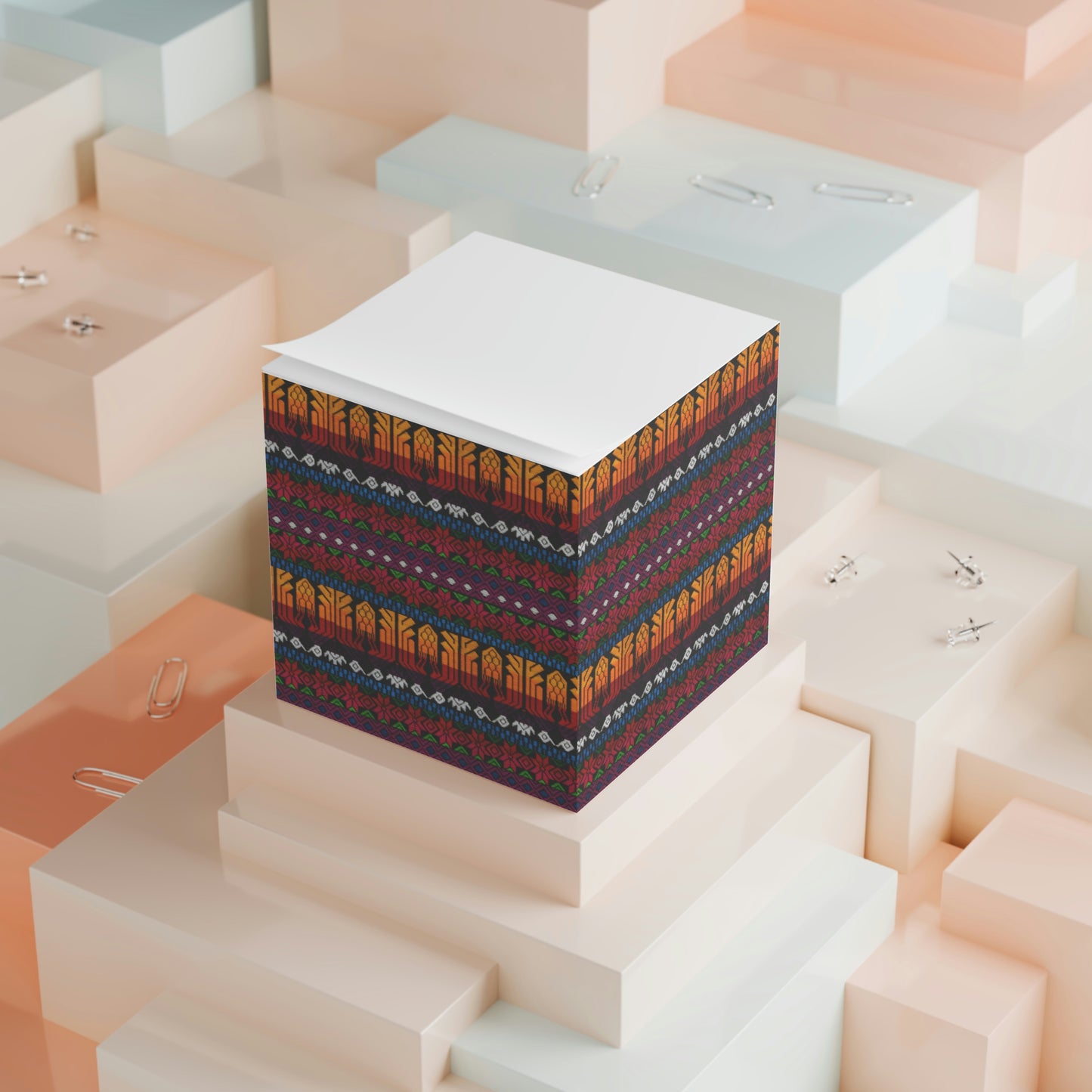 A Pack of Lies Fabric!!! Note Cube