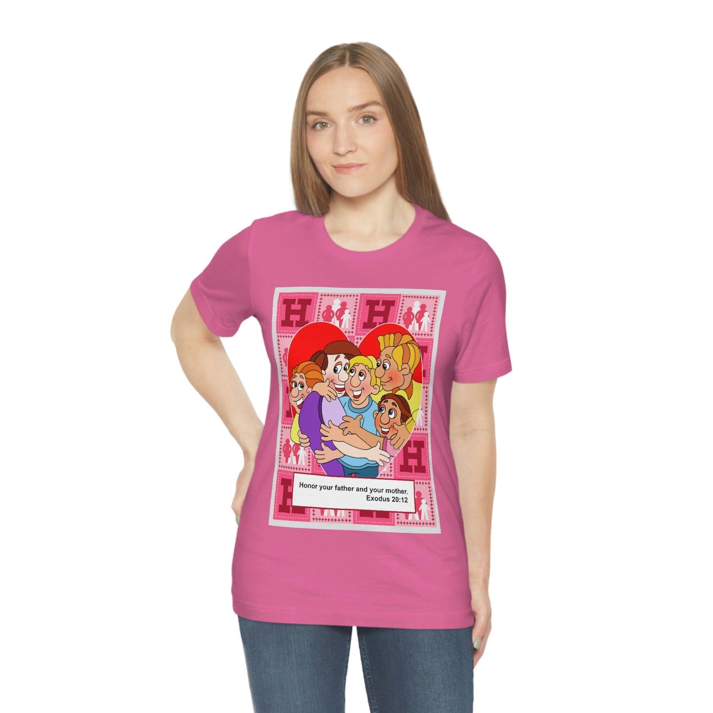 The Bible as Simple as ABC H Unisex Jersey Short Sleeve Tee