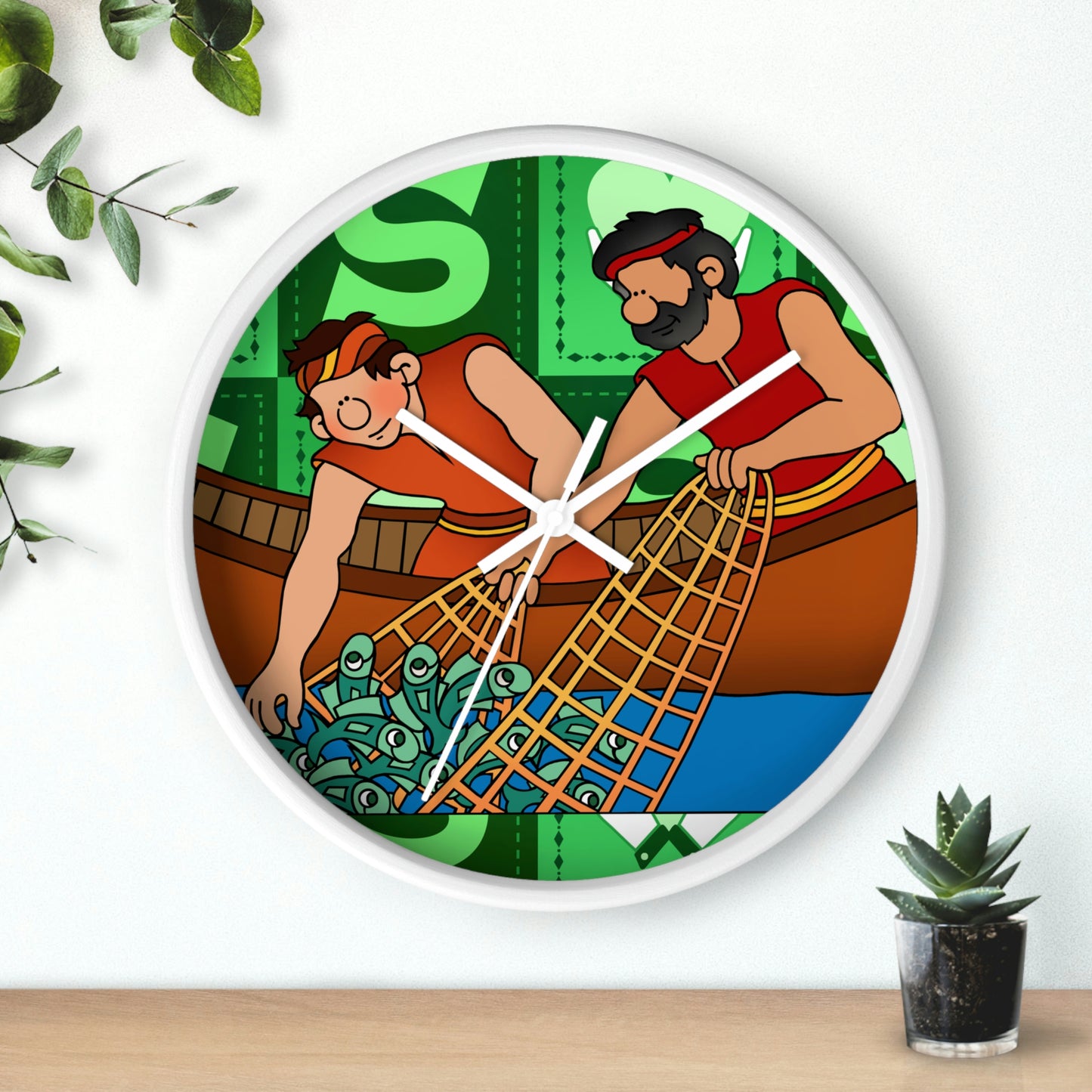 The Bible as Simple as ABC S Wall Clock
