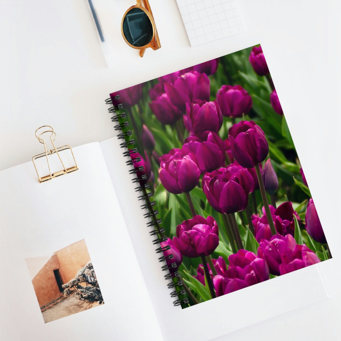 Flowers 20 Spiral Notebook - Ruled Line