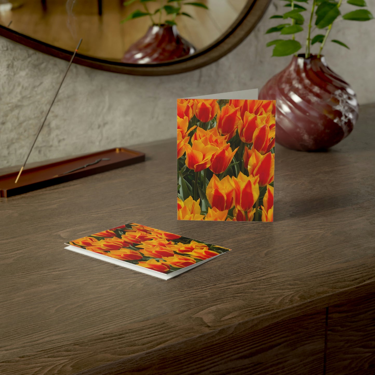 Flowers 18 Greeting Cards (1, 10, 30, and 50pcs)