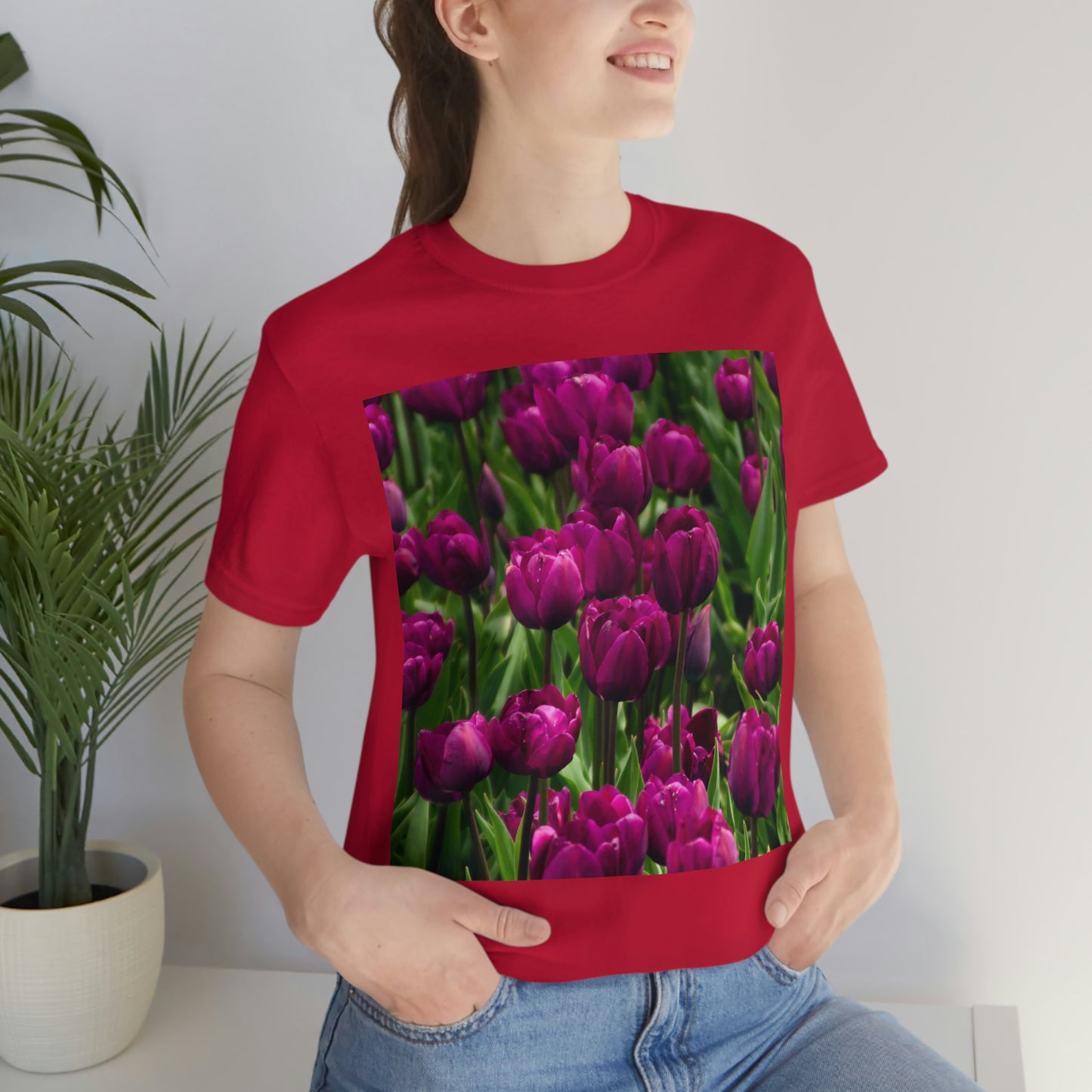 Flowers 20 Unisex Jersey Short Sleeve Tee