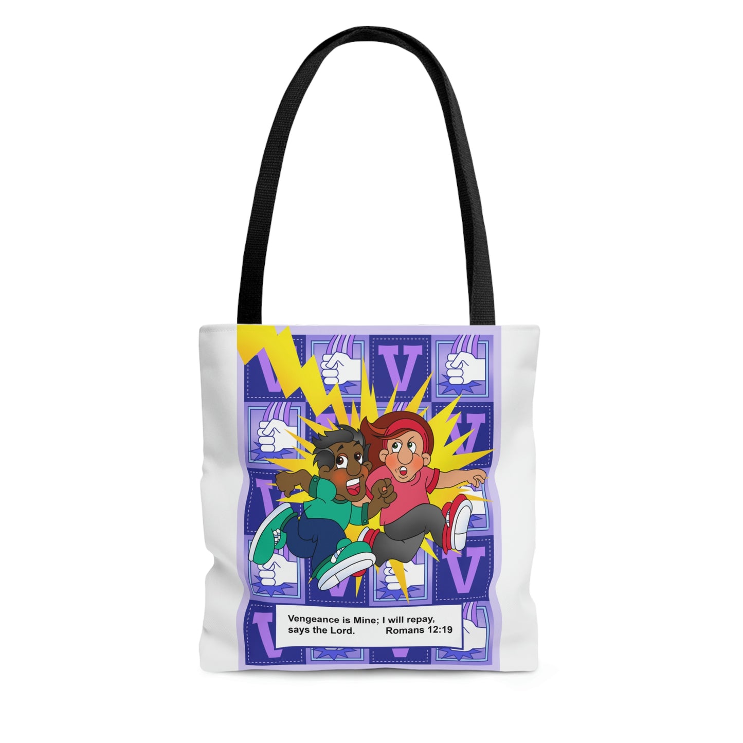 The Bible as Simple as ABC V AOP Tote Bag